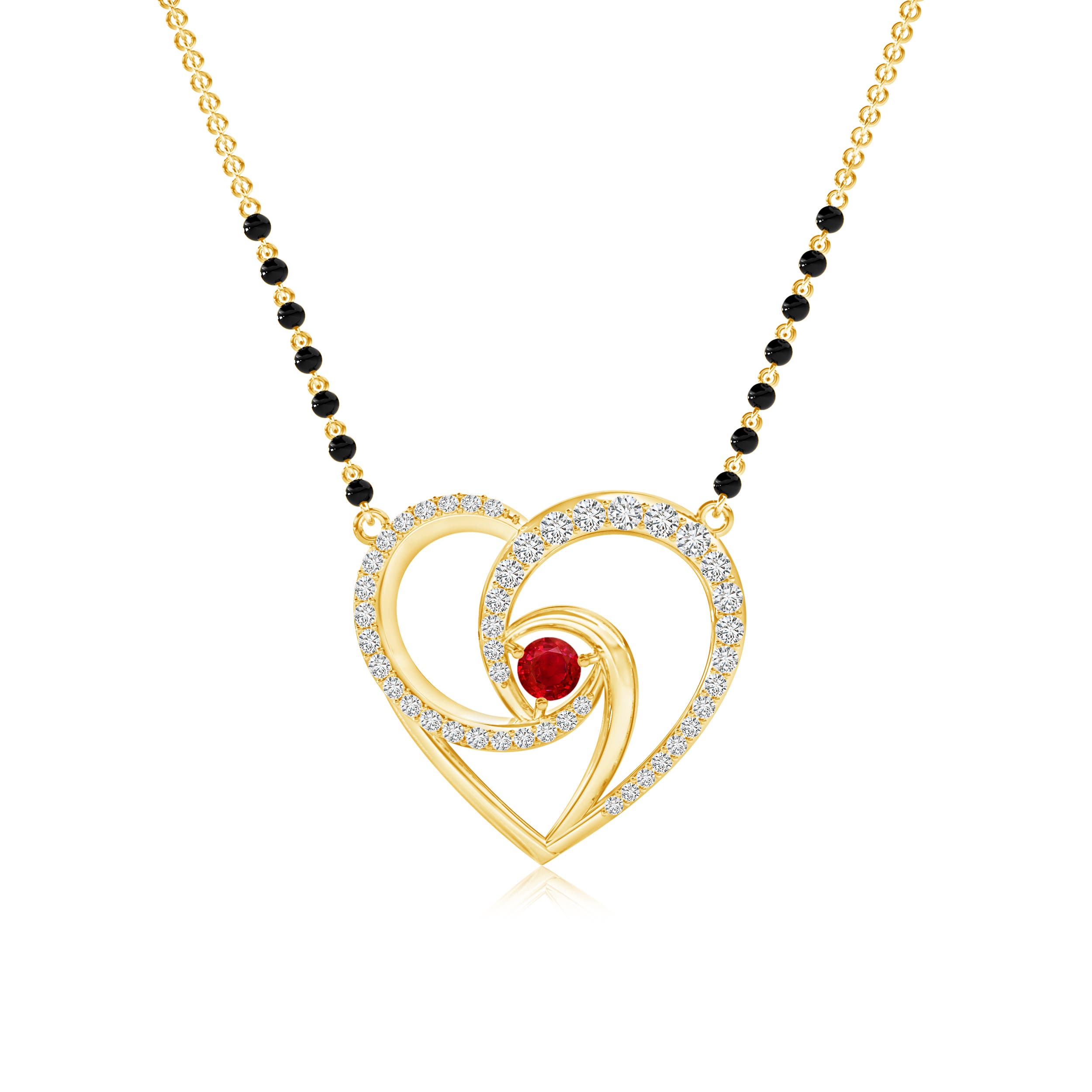 AAA - Ruby / 0.51 CT / 14 KT Yellow Gold