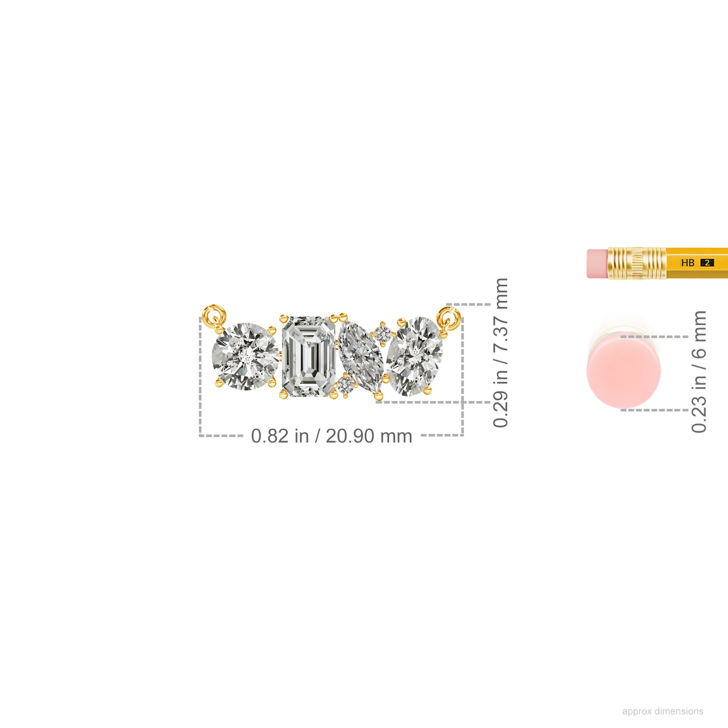 K, I3 / 1.82 CT / 14 KT Yellow Gold