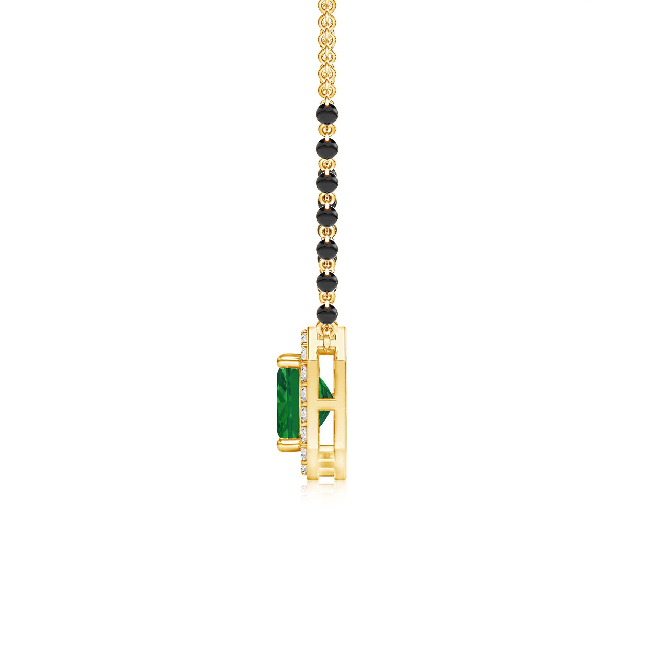 AAA - Emerald / 1.71 CT / 14 KT Yellow Gold