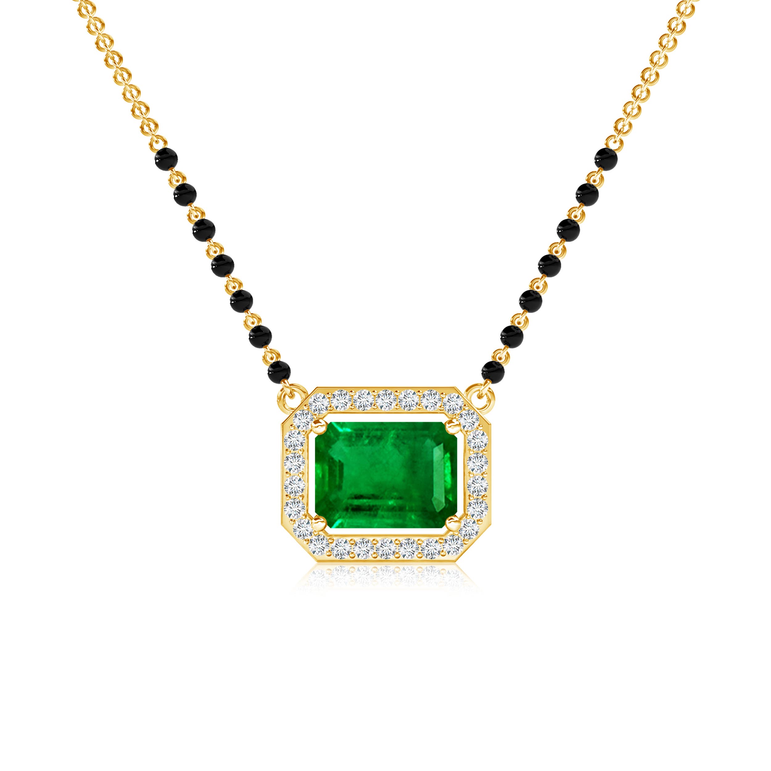 AAAA - Emerald / 1.71 CT / 14 KT Yellow Gold