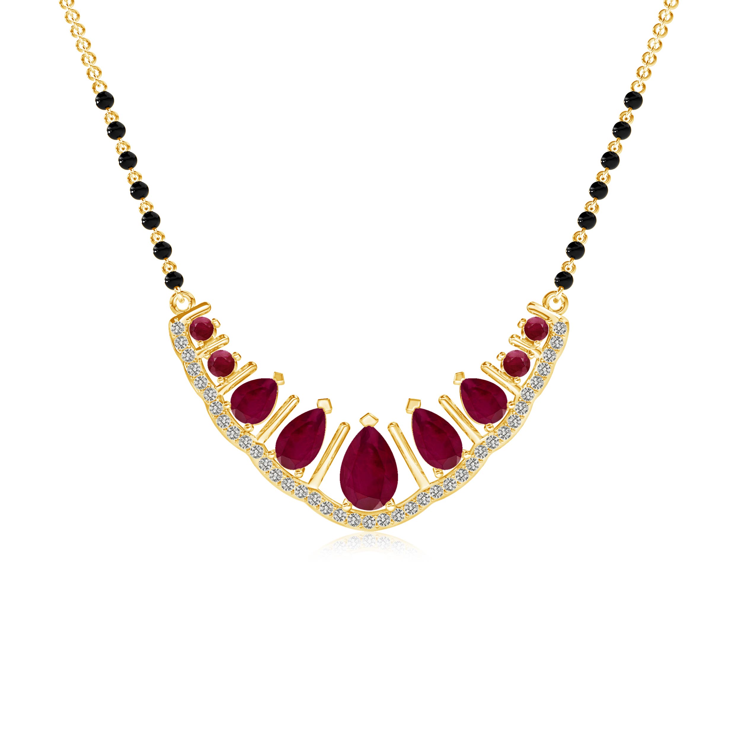 A - Ruby / 1.57 CT / 14 KT Yellow Gold