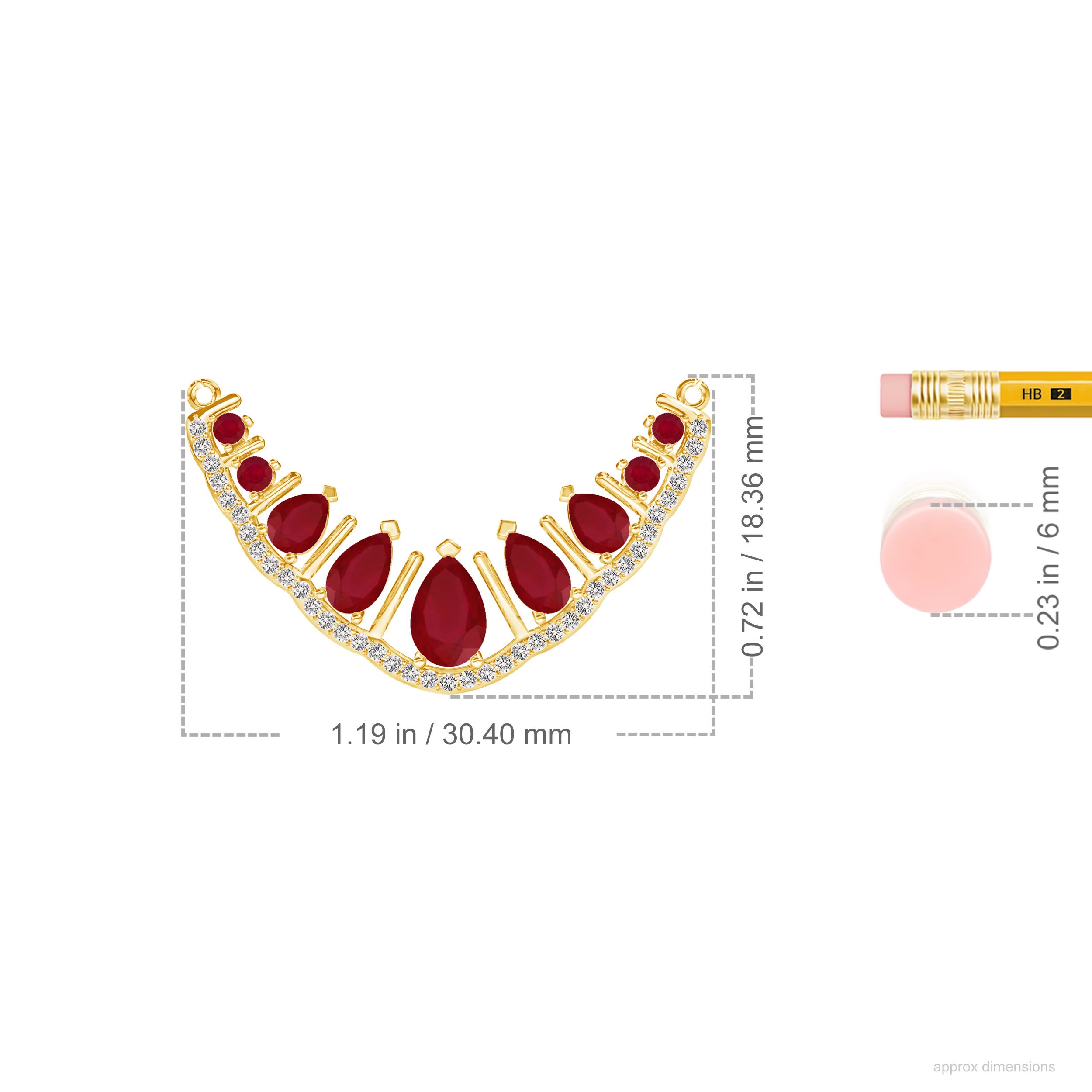 AA - Ruby / 1.57 CT / 14 KT Yellow Gold