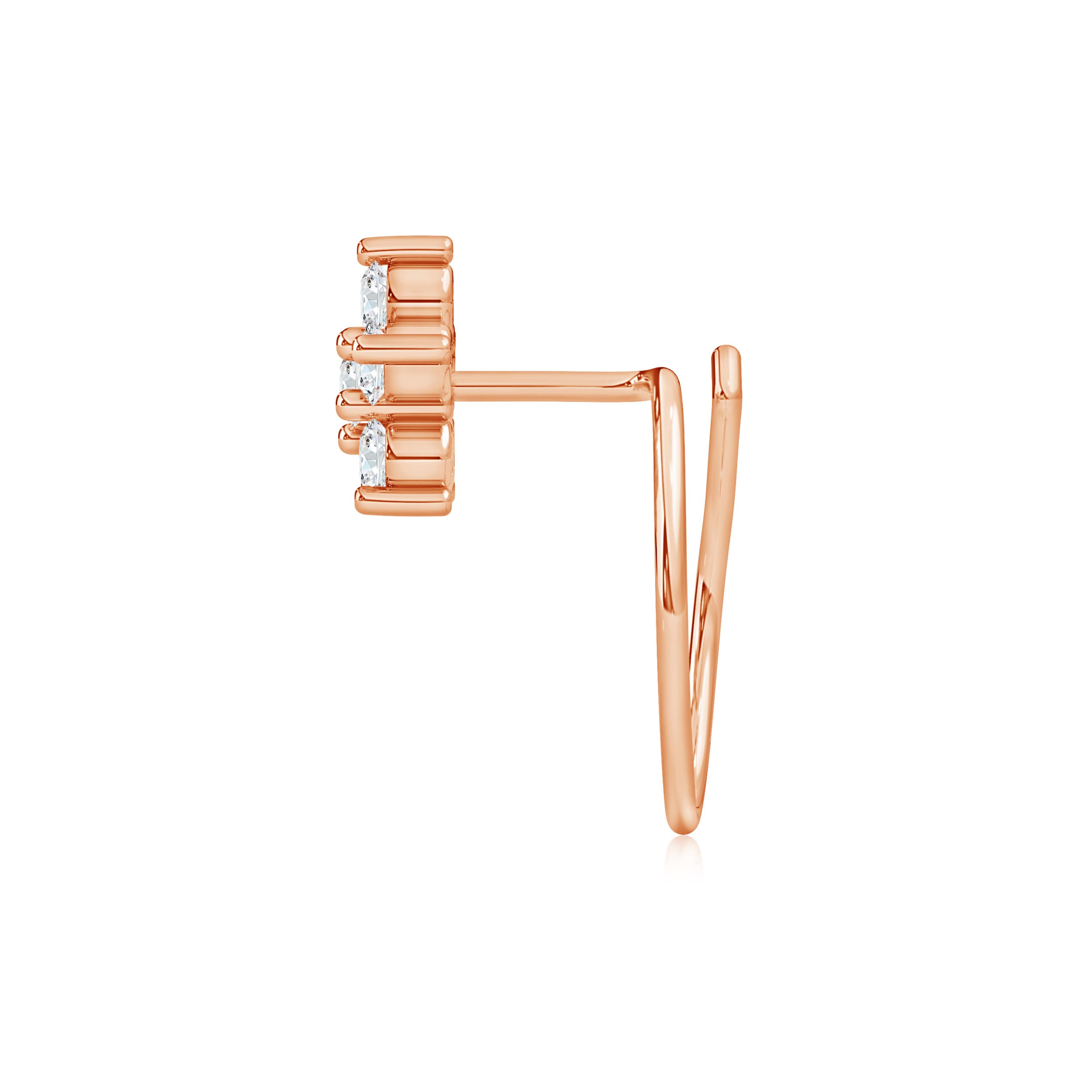 G, VS2 / 0.15 CT / 14 KT Rose Gold