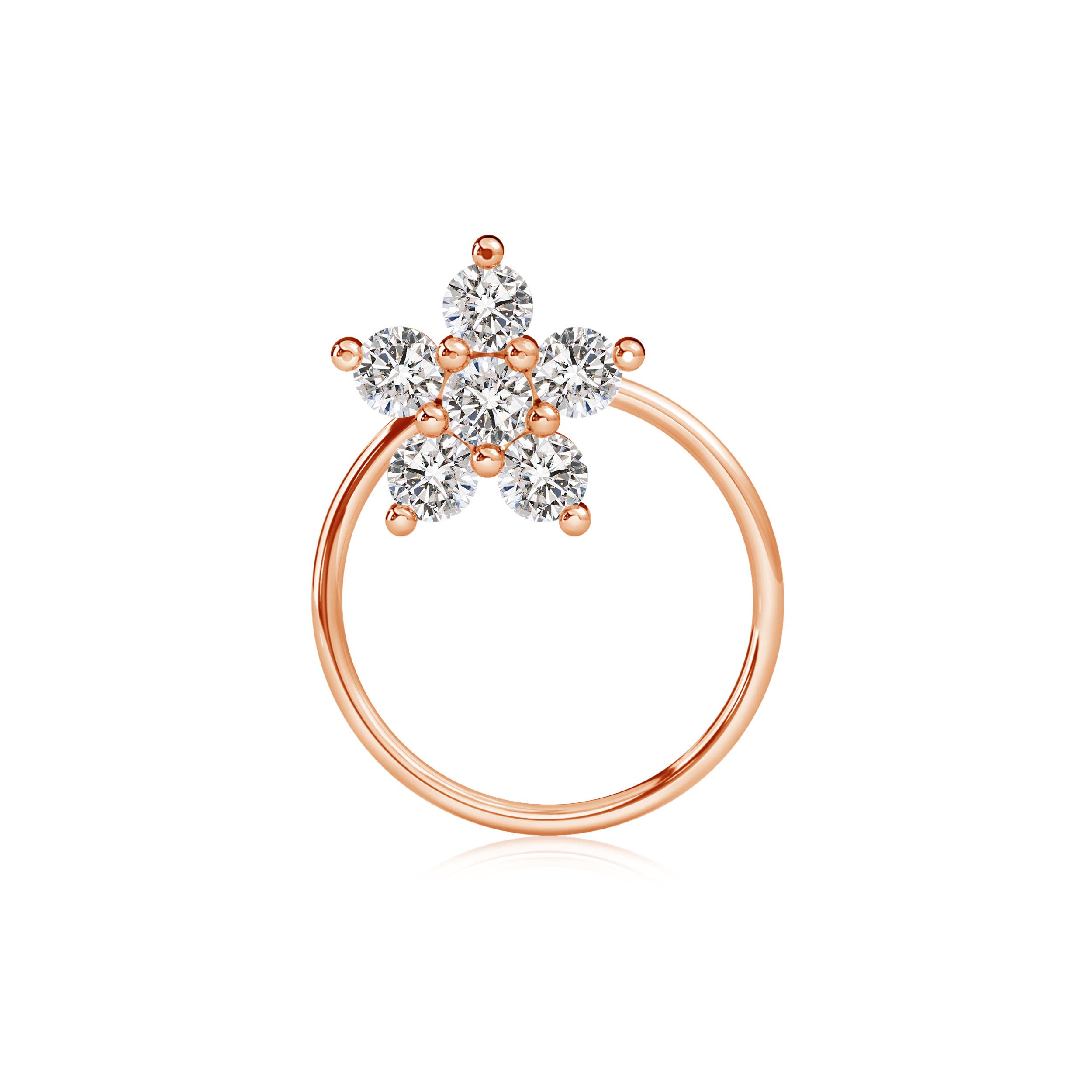 I-J, I1-I2 / 0.15 CT / 14 KT Rose Gold