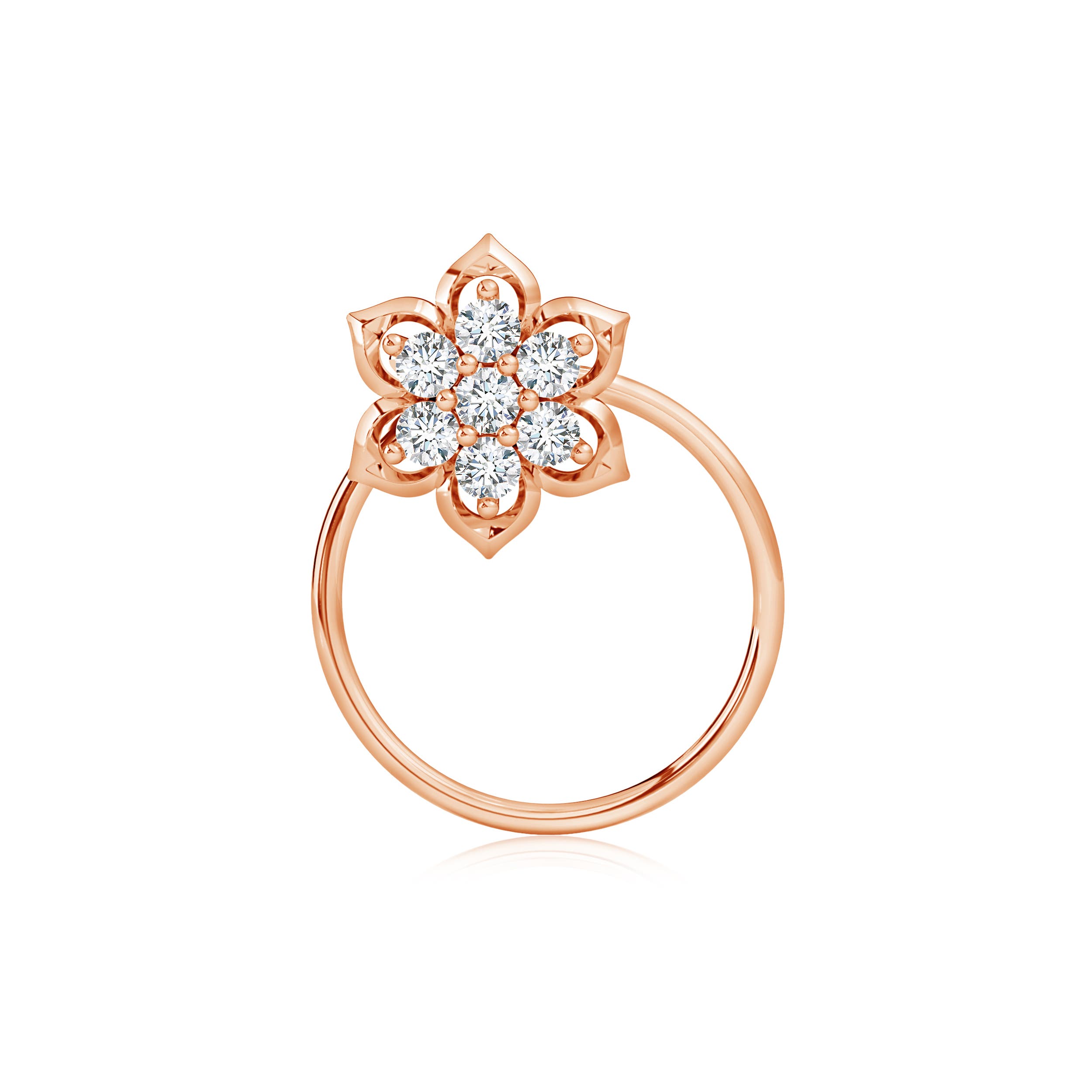 G, VS2 / 0.07 CT / 14 KT Rose Gold