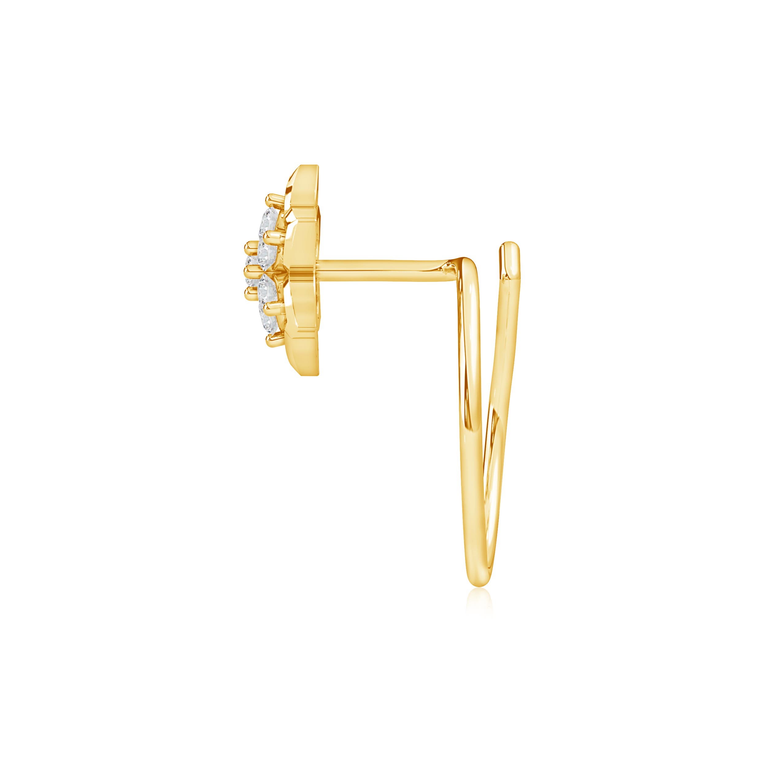 H, SI2 / 0.07 CT / 14 KT Yellow Gold