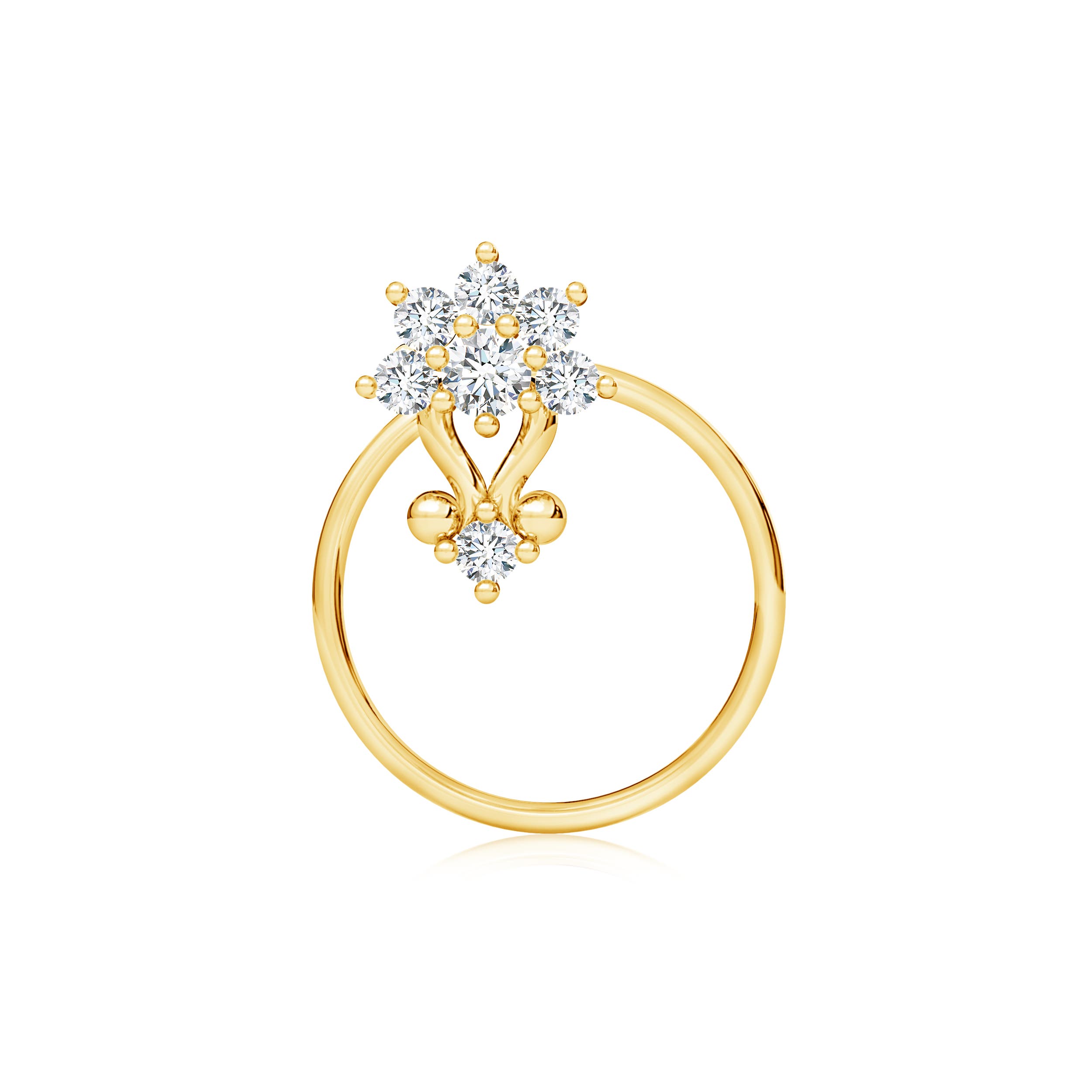 G, VS2 / 0.09 CT / 14 KT Yellow Gold