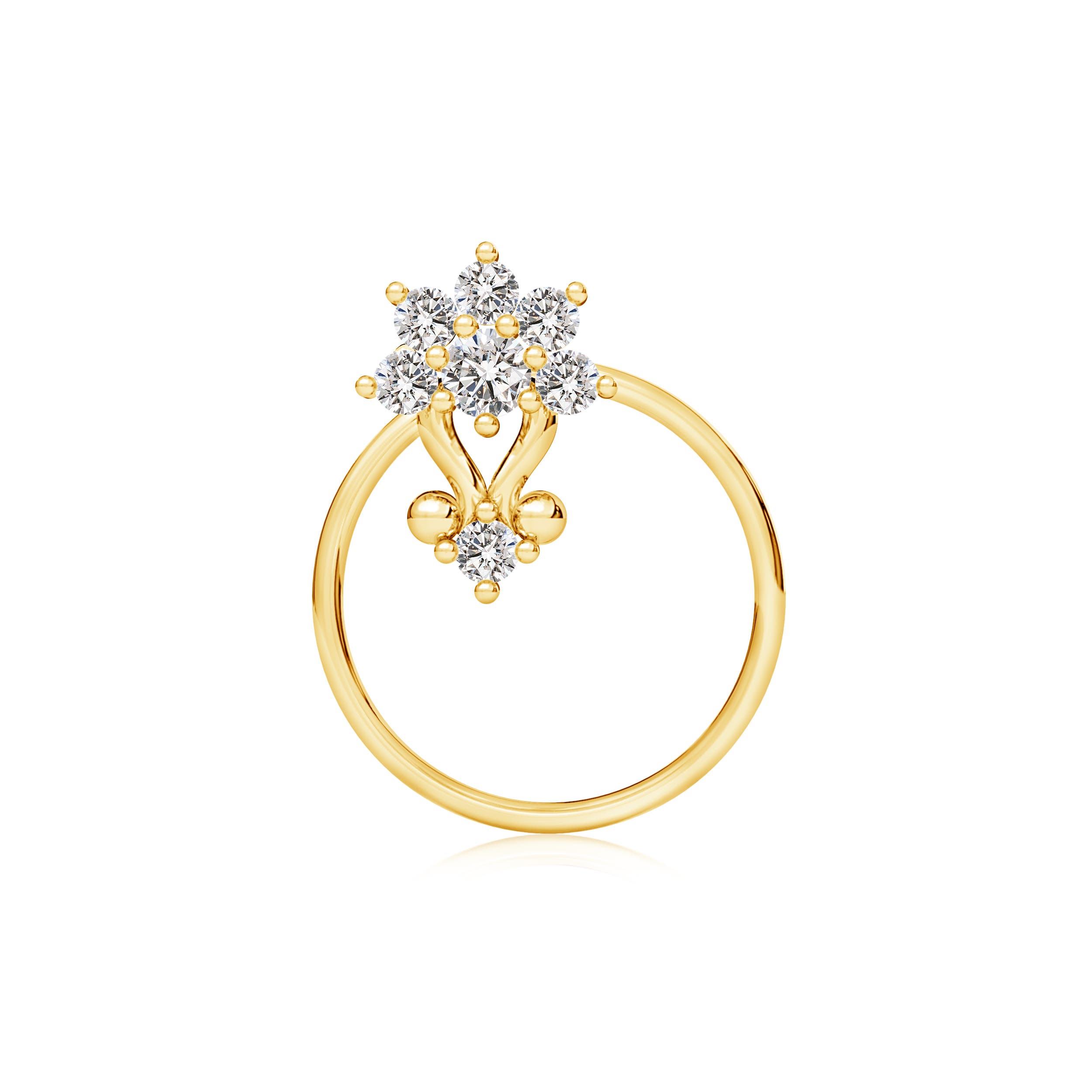 I-J, I1-I2 / 0.09 CT / 14 KT Yellow Gold