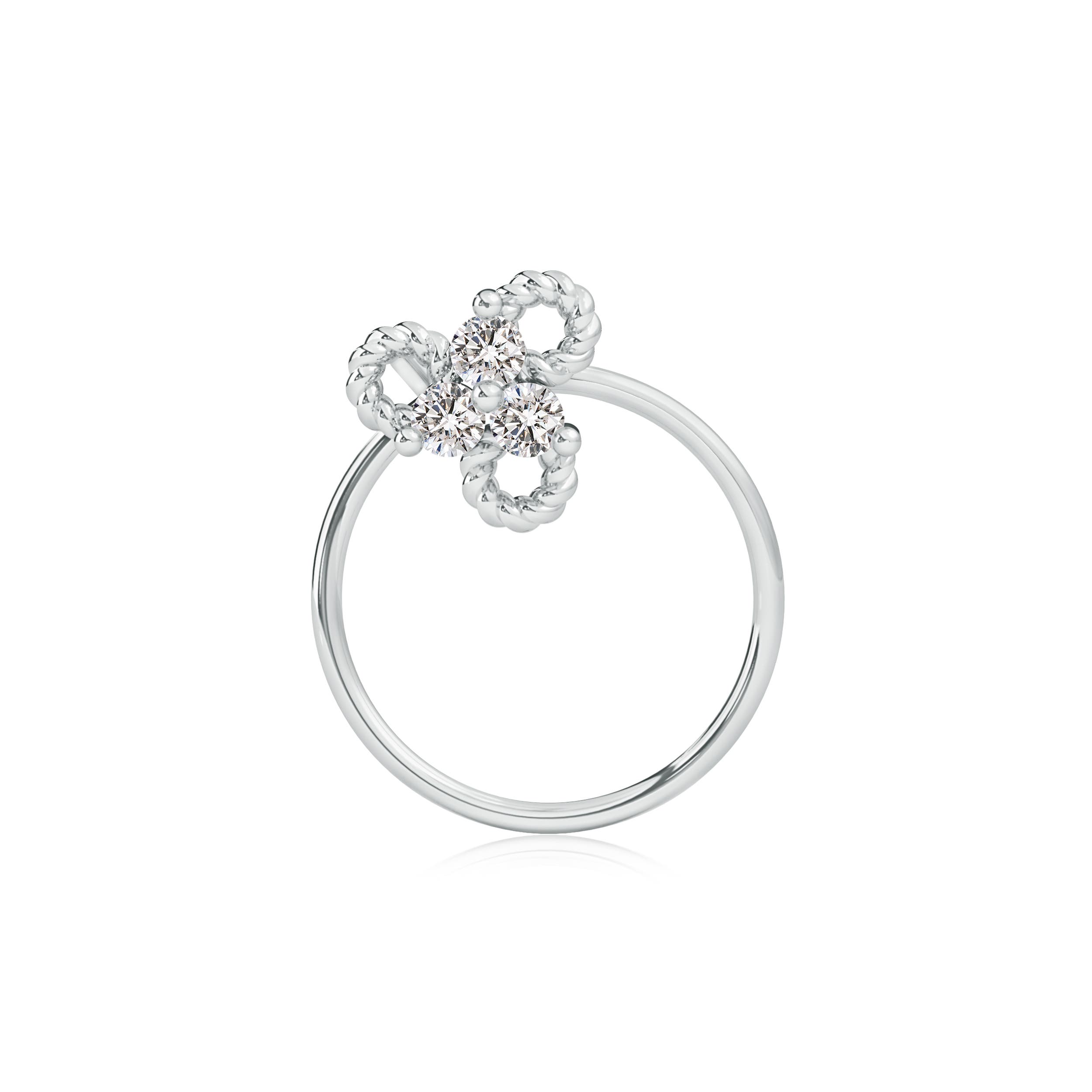 I-J, I1-I2 / 0.04 CT / 14 KT White Gold