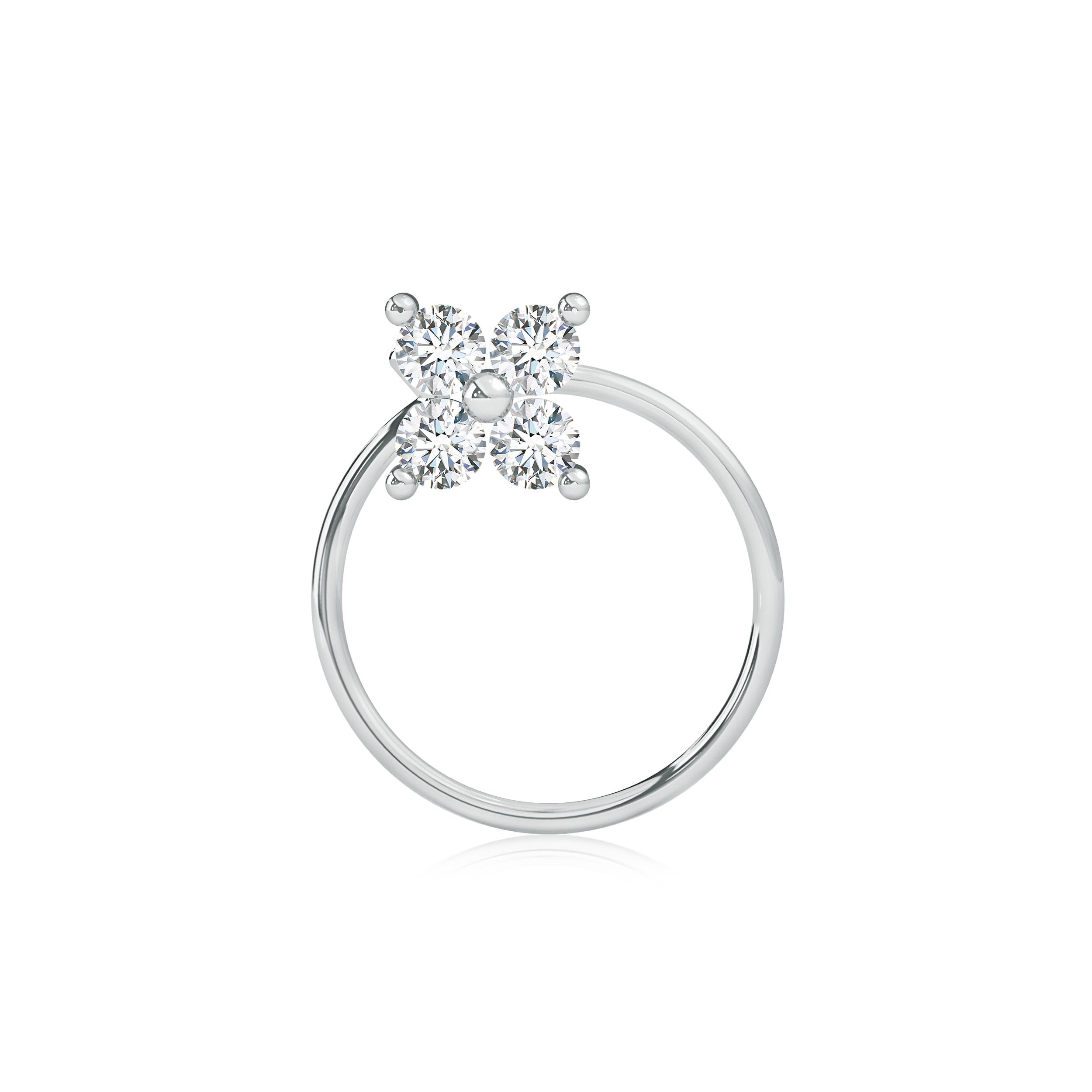 G, VS2 / 0.1 CT / 14 KT White Gold