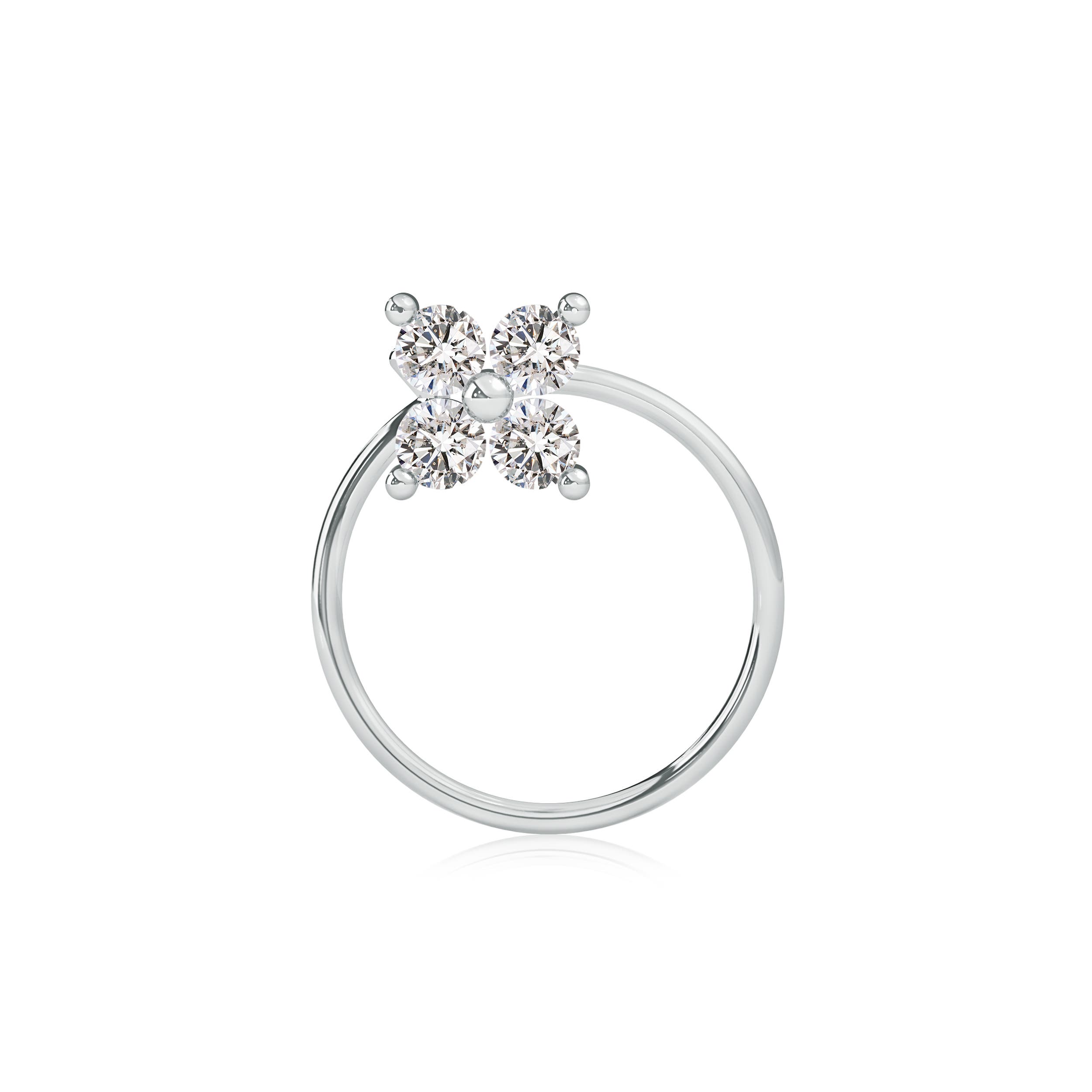 I-J, I1-I2 / 0.1 CT / 14 KT White Gold