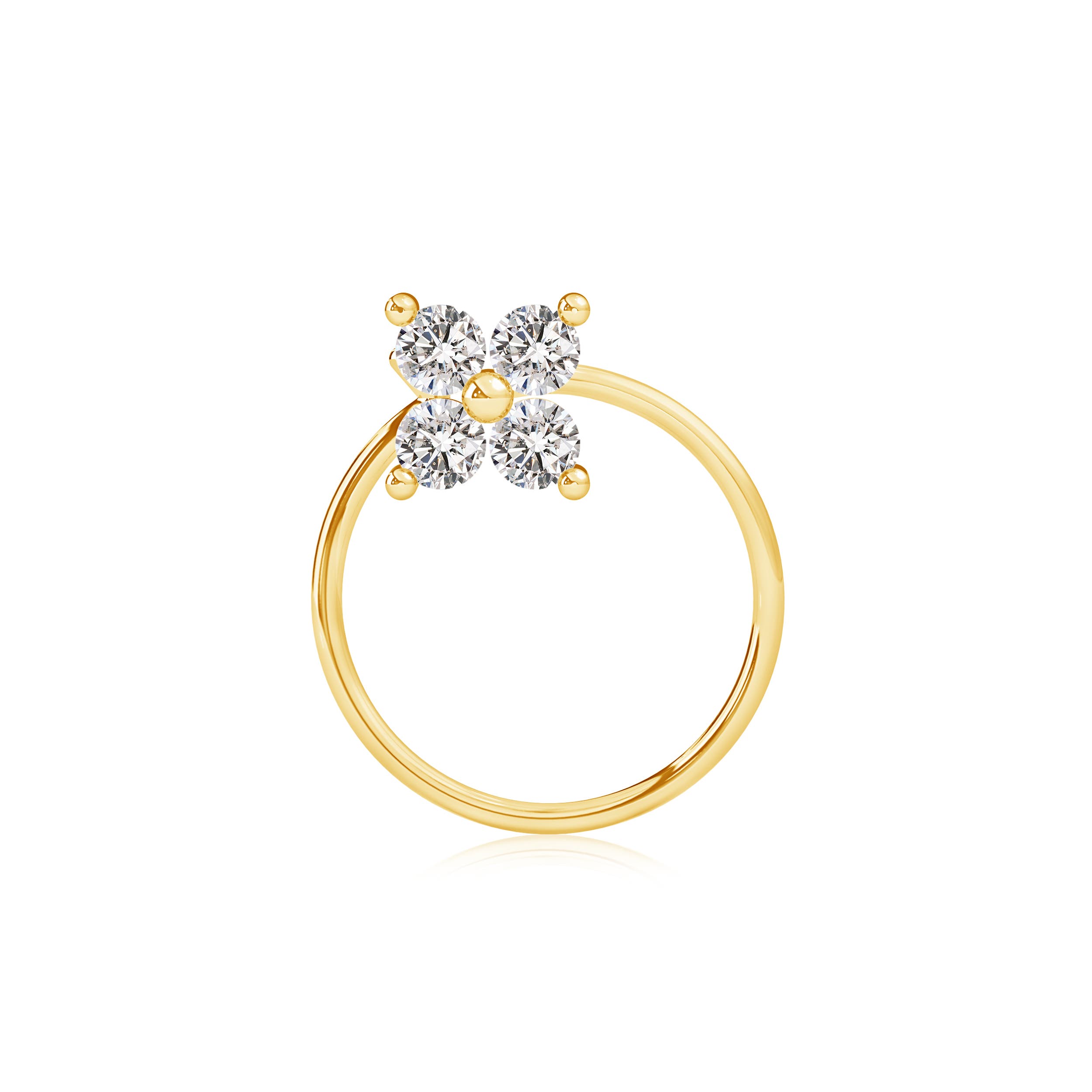 I-J, I1-I2 / 0.1 CT / 14 KT Yellow Gold