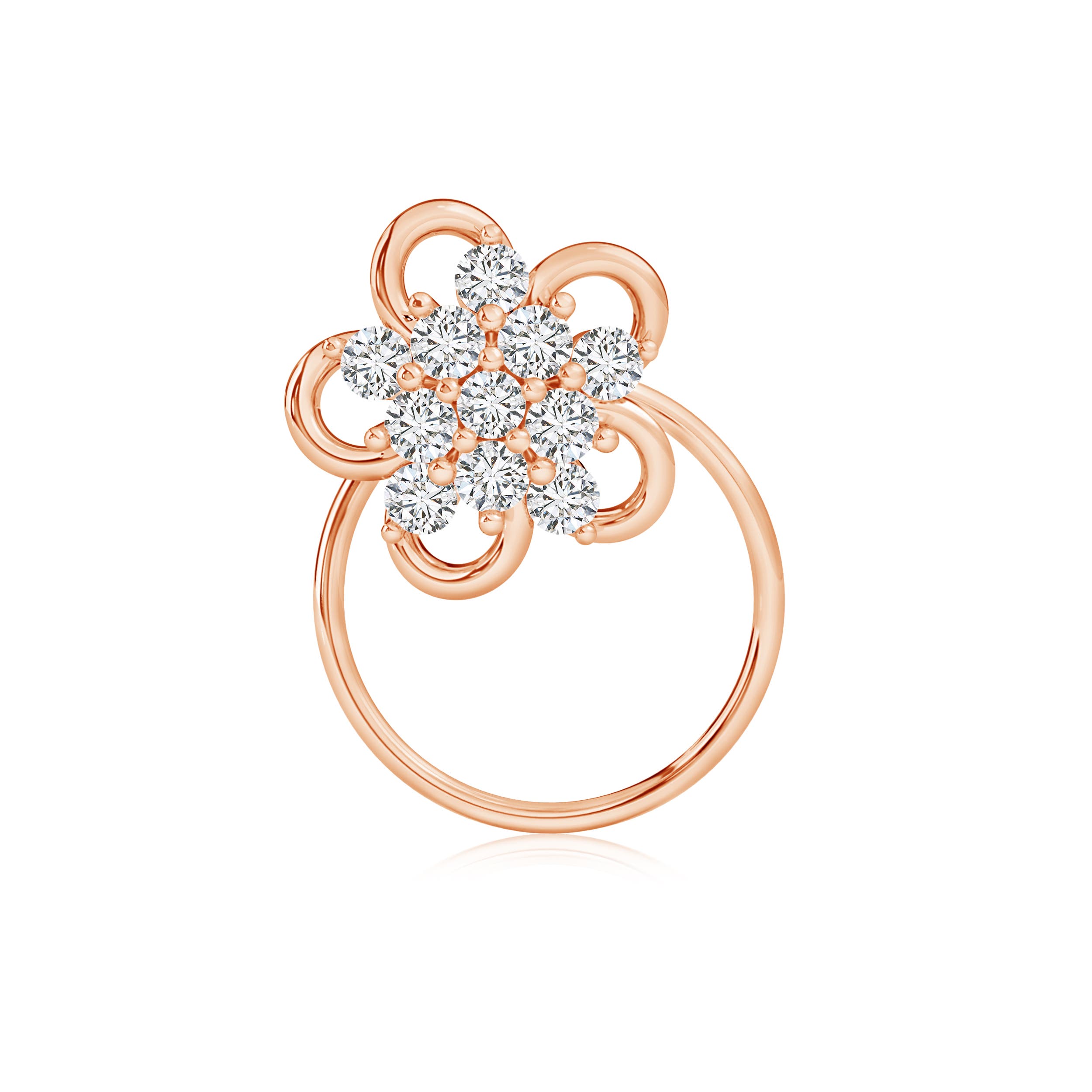 H, SI2 / 0.15 CT / 14 KT Rose Gold