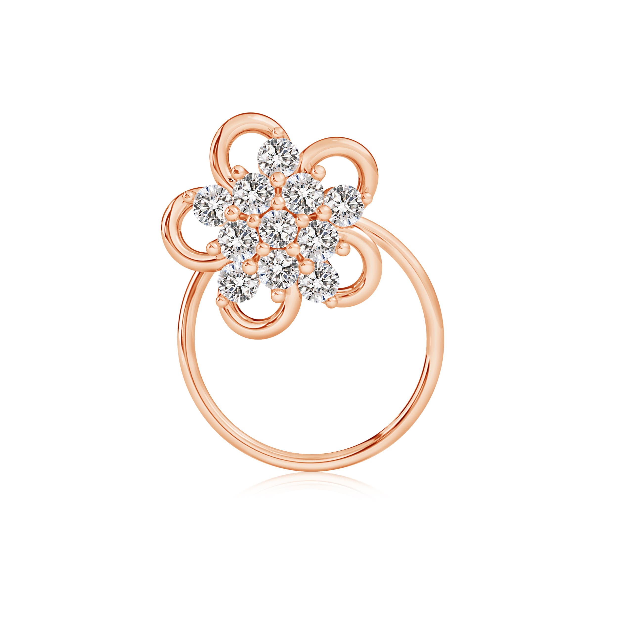 I-J, I1-I2 / 0.15 CT / 14 KT Rose Gold