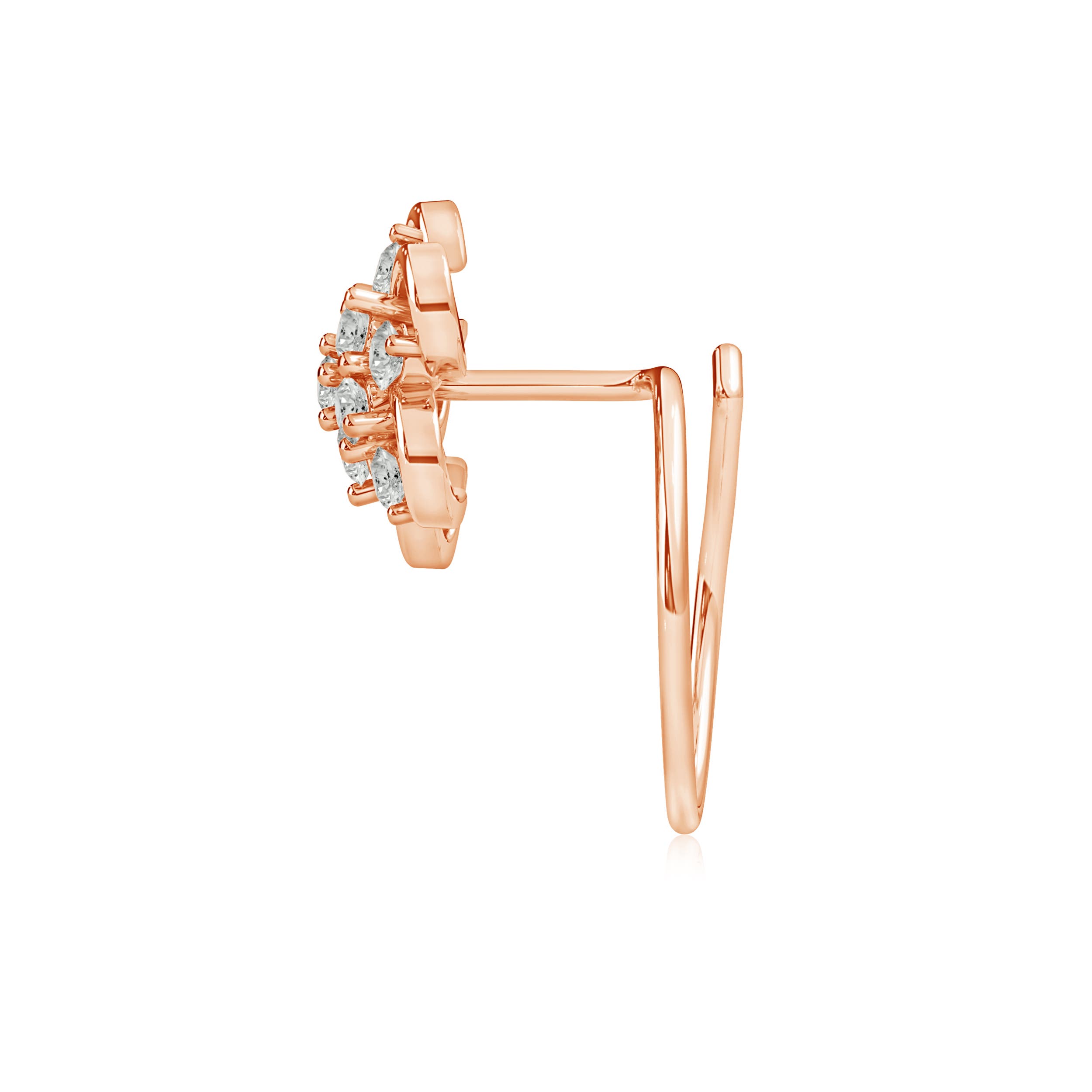 K, I3 / 0.15 CT / 14 KT Rose Gold