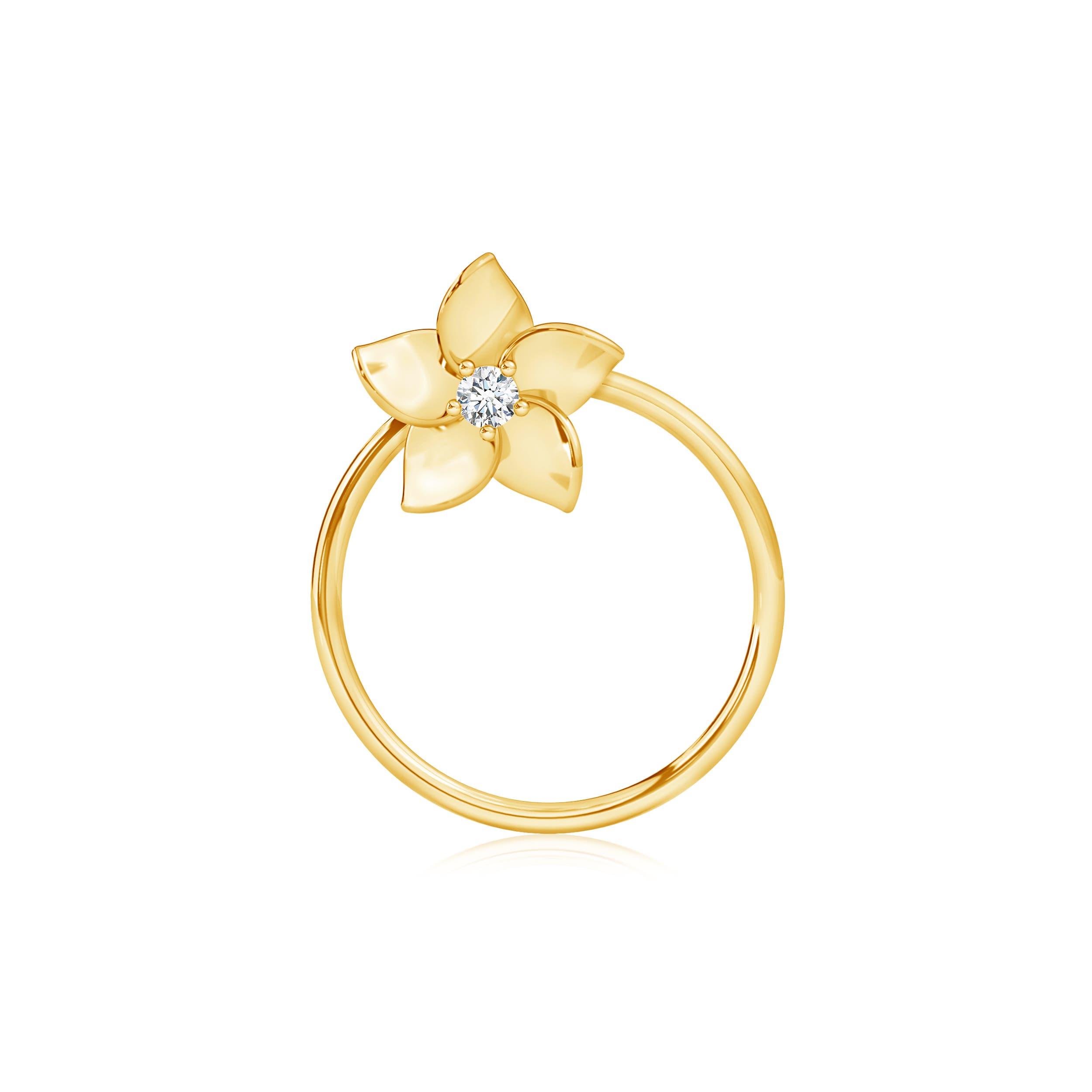 G, VS2 / 0.01 CT / 14 KT Yellow Gold