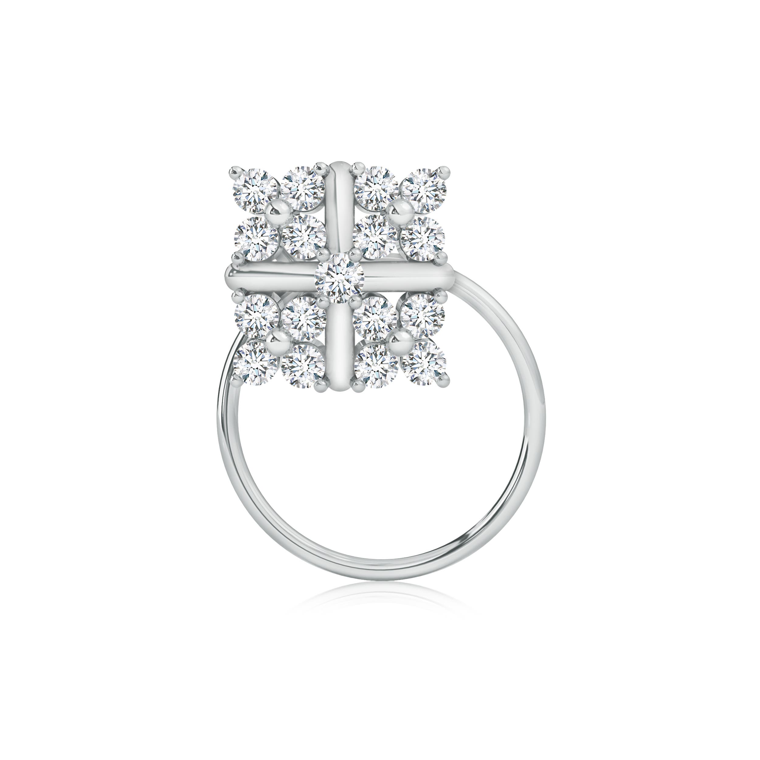 G, VS2 / 0.17 CT / 14 KT White Gold