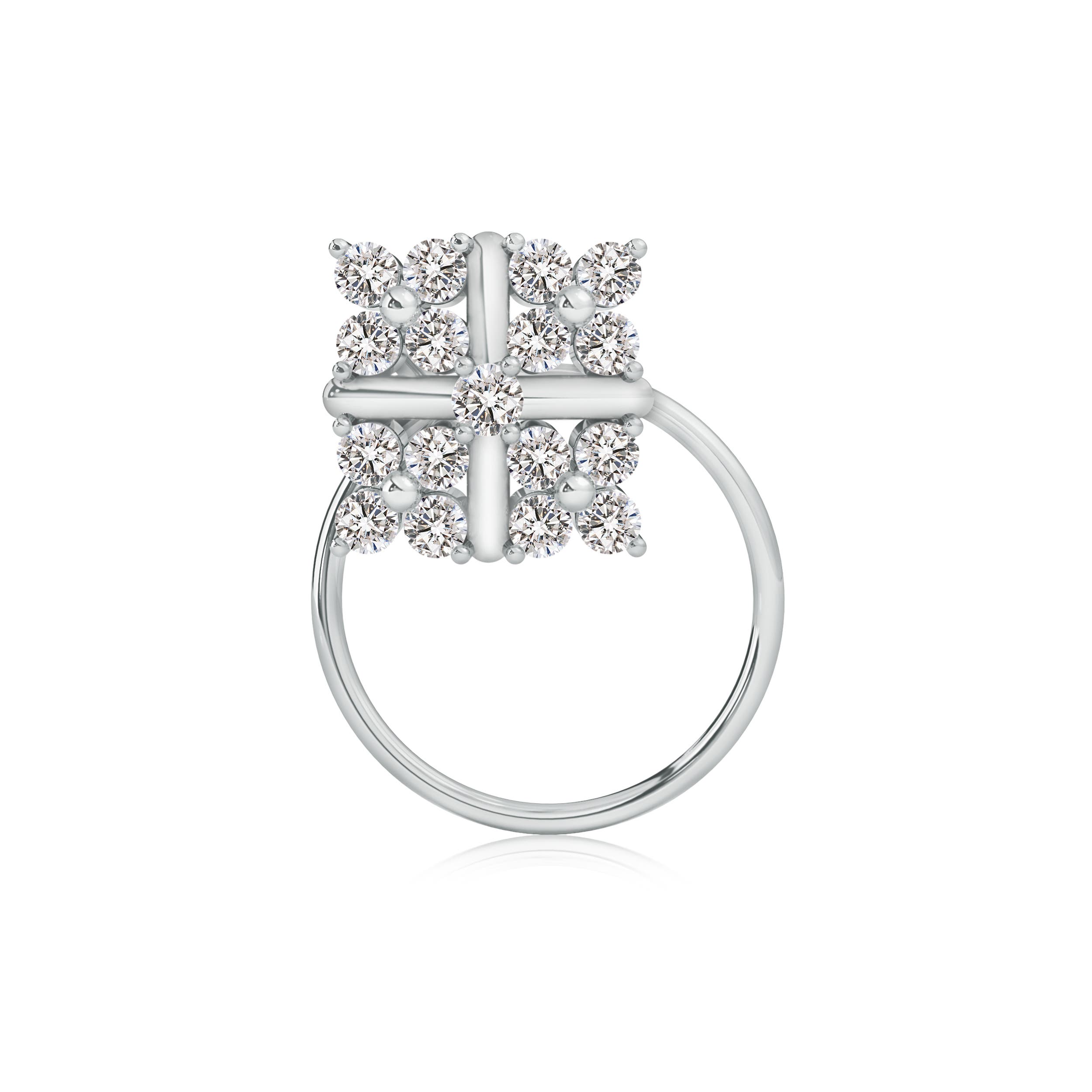 I-J, I1-I2 / 0.17 CT / 14 KT White Gold