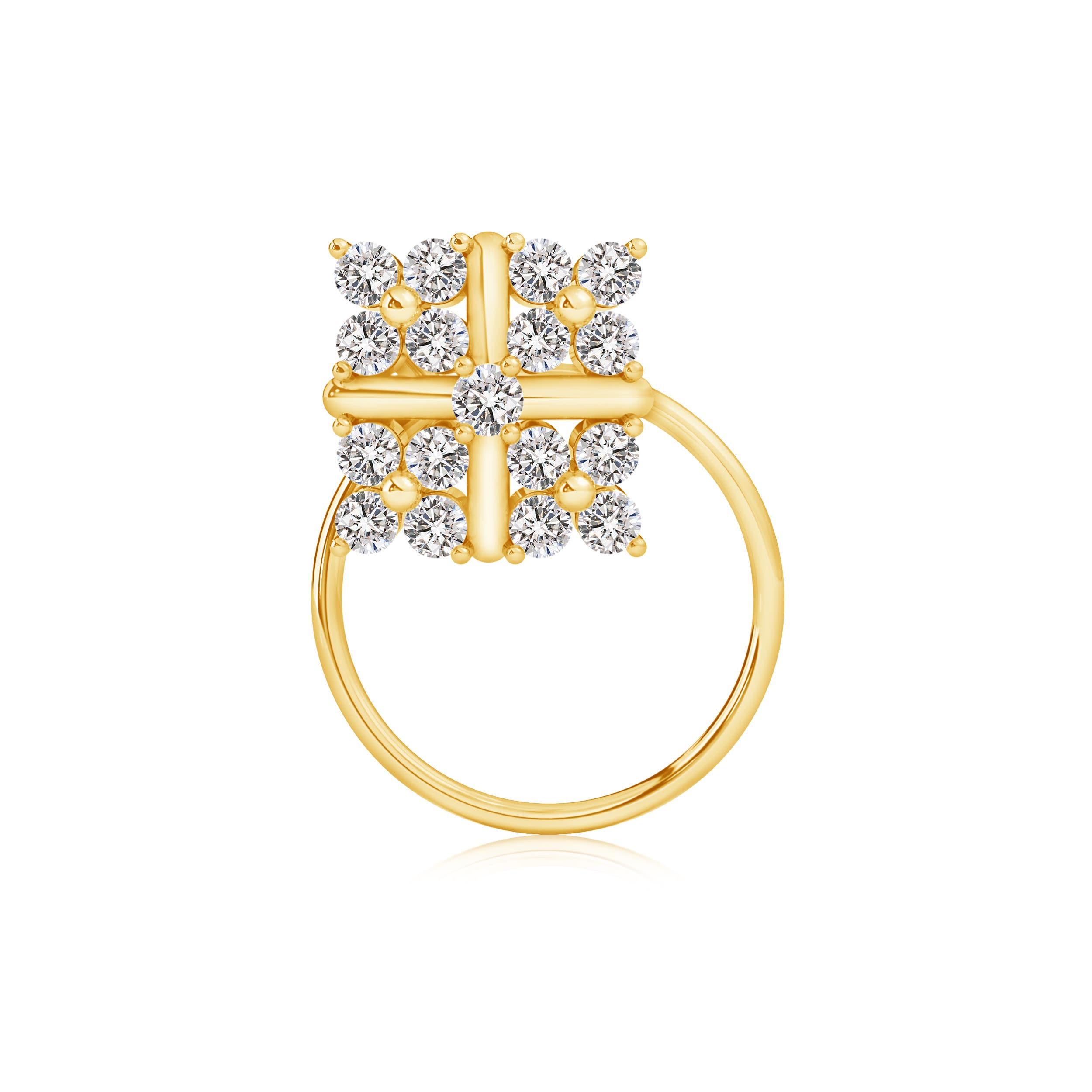 I-J, I1-I2 / 0.17 CT / 14 KT Yellow Gold