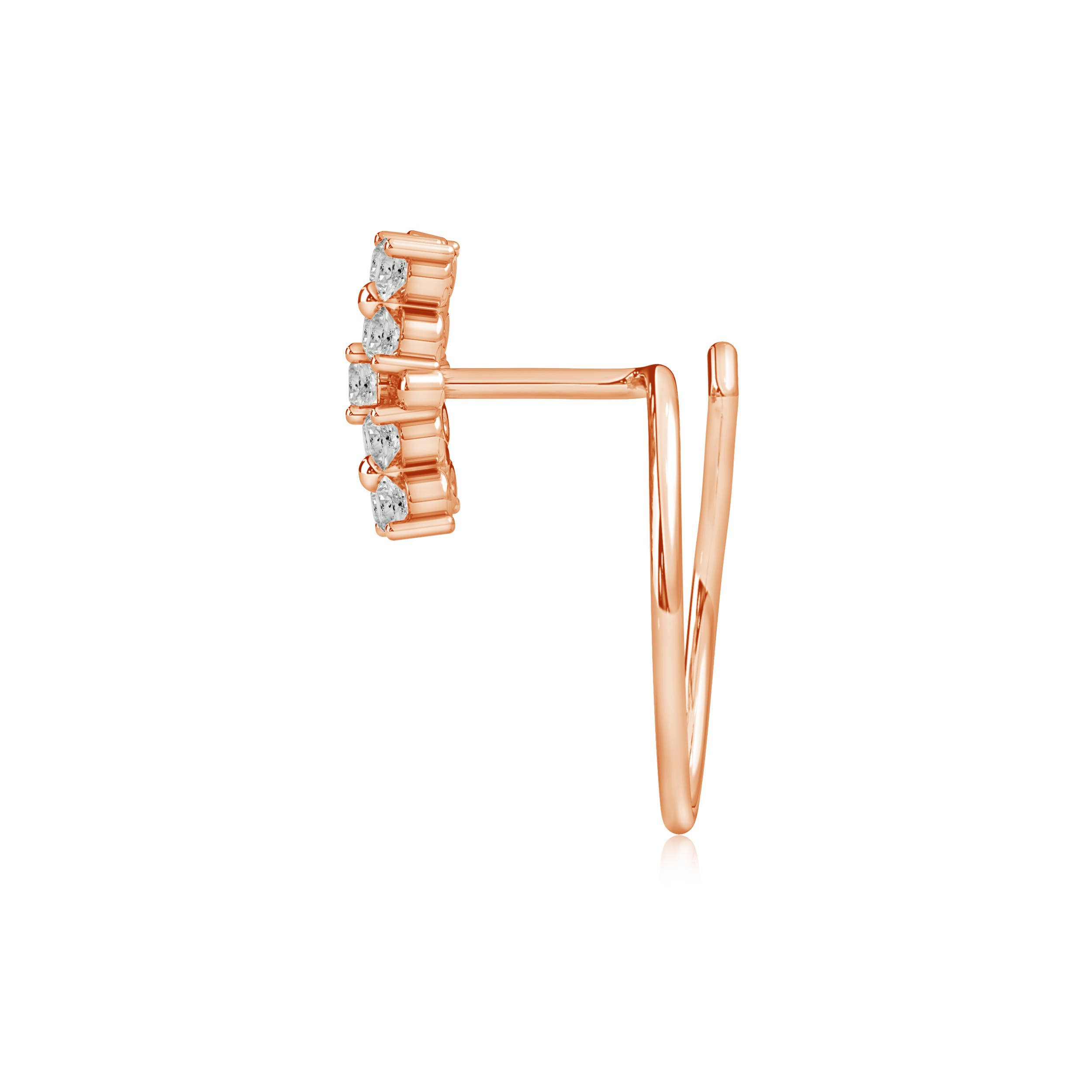 K, I3 / 0.17 CT / 14 KT Rose Gold