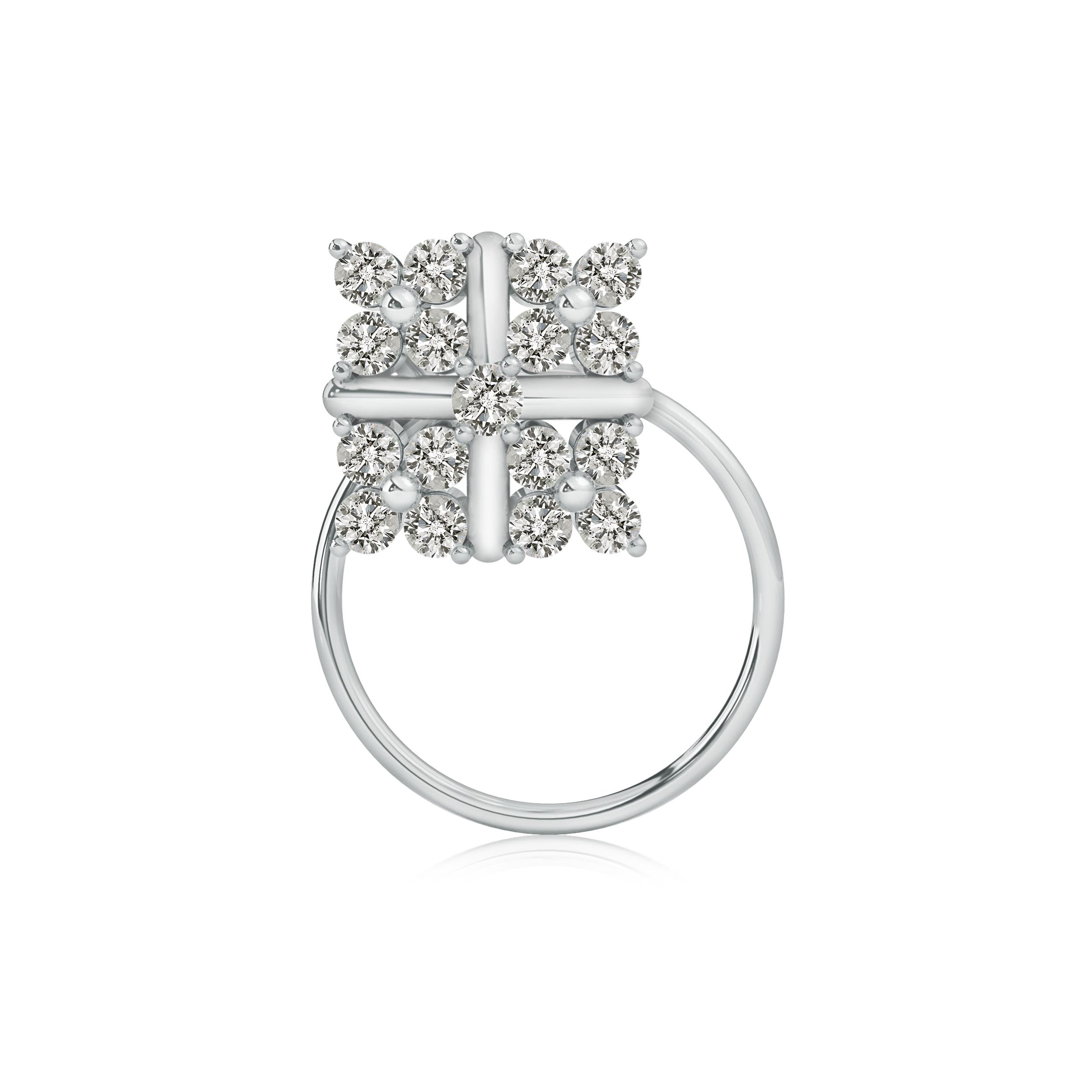 K, I3 / 0.17 CT / 14 KT White Gold