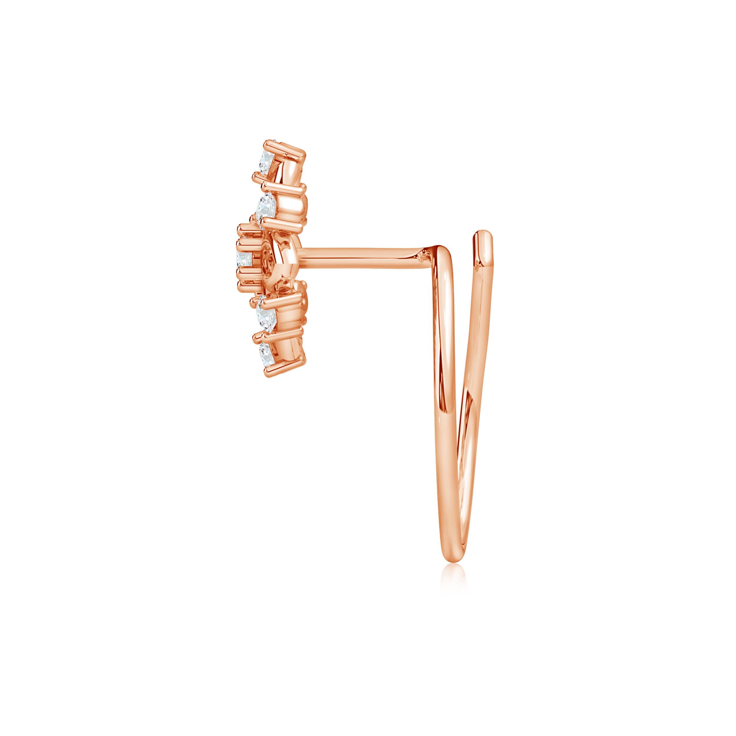 G, VS2 / 0.07 CT / 14 KT Rose Gold