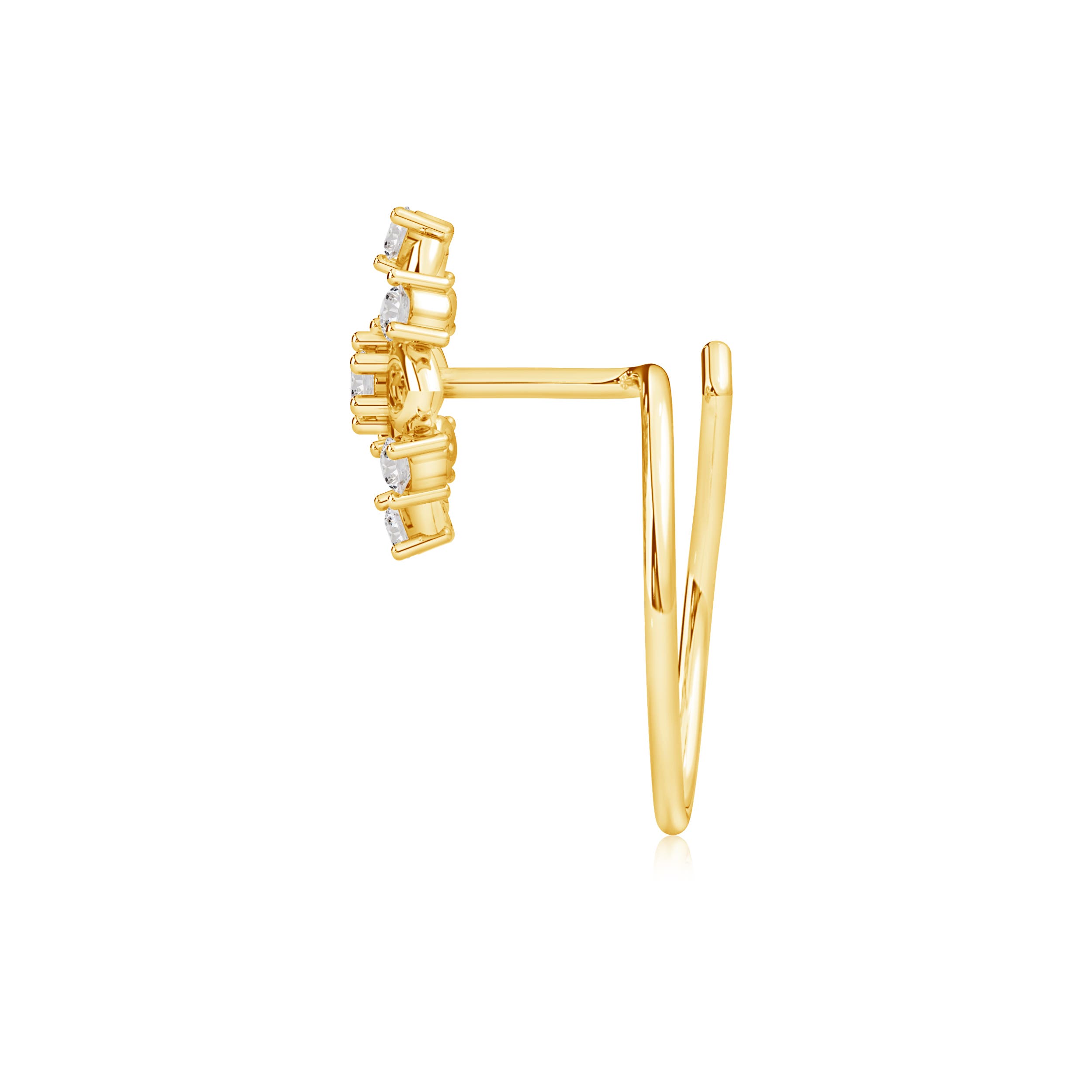 I-J, I1-I2 / 0.07 CT / 14 KT Yellow Gold