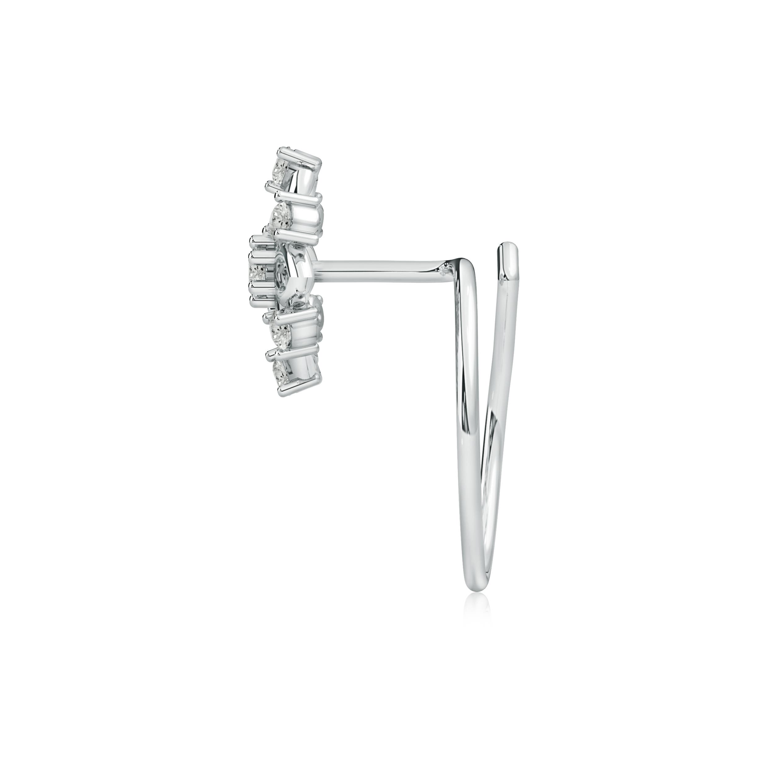 K, I3 / 0.07 CT / 14 KT White Gold