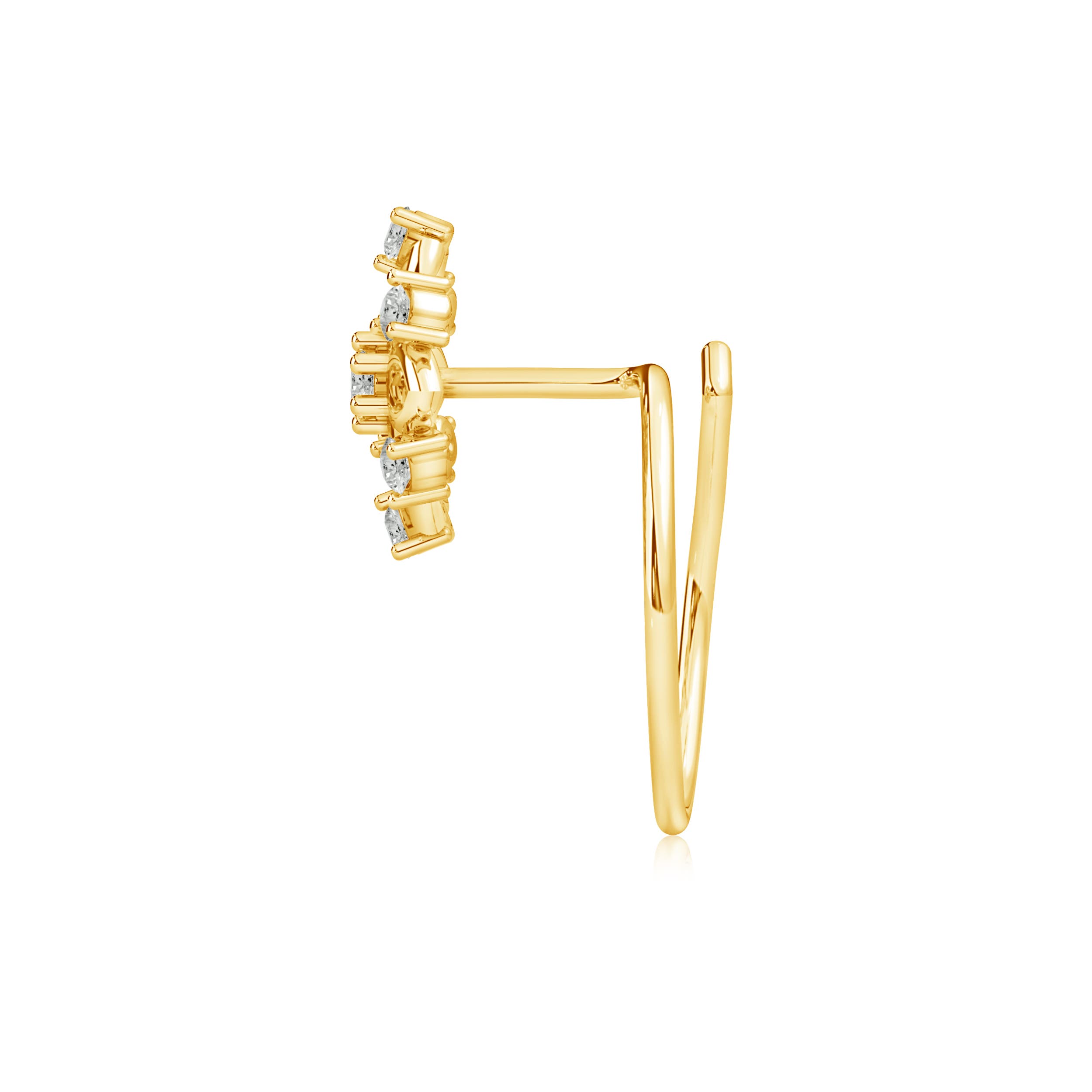 K, I3 / 0.07 CT / 14 KT Yellow Gold