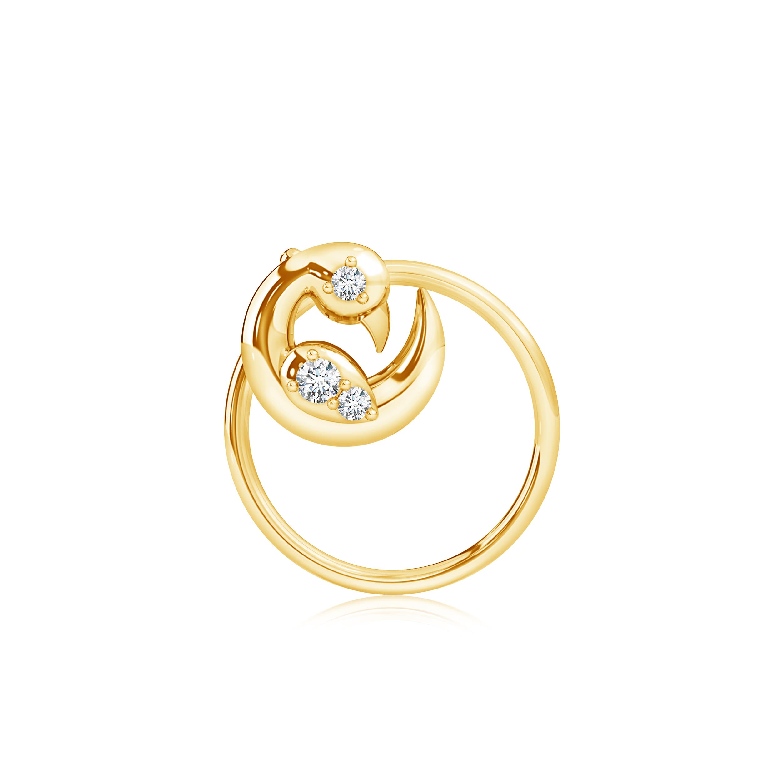 G, VS2 / 0.02 CT / 14 KT Yellow Gold