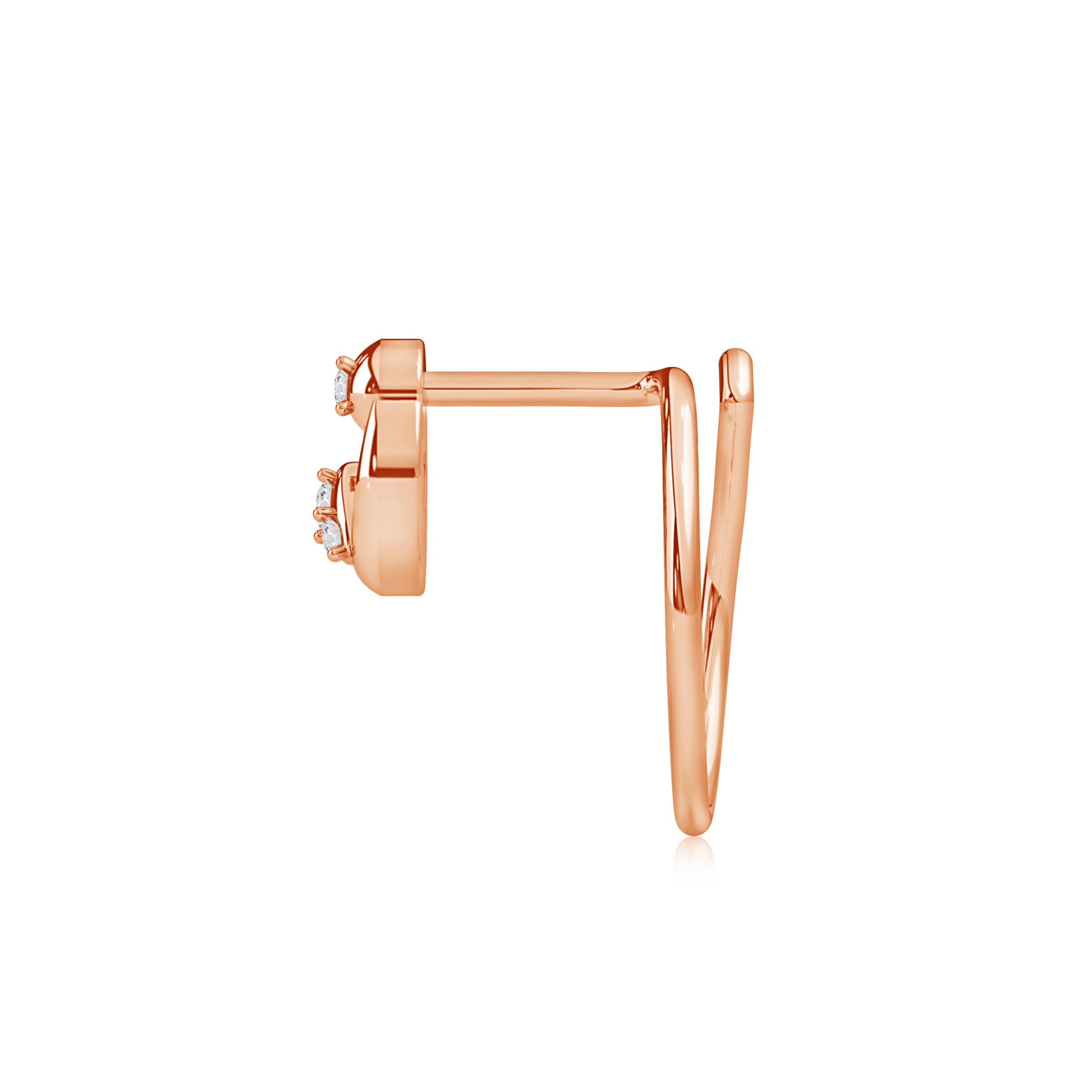 H, SI2 / 0.02 CT / 14 KT Rose Gold