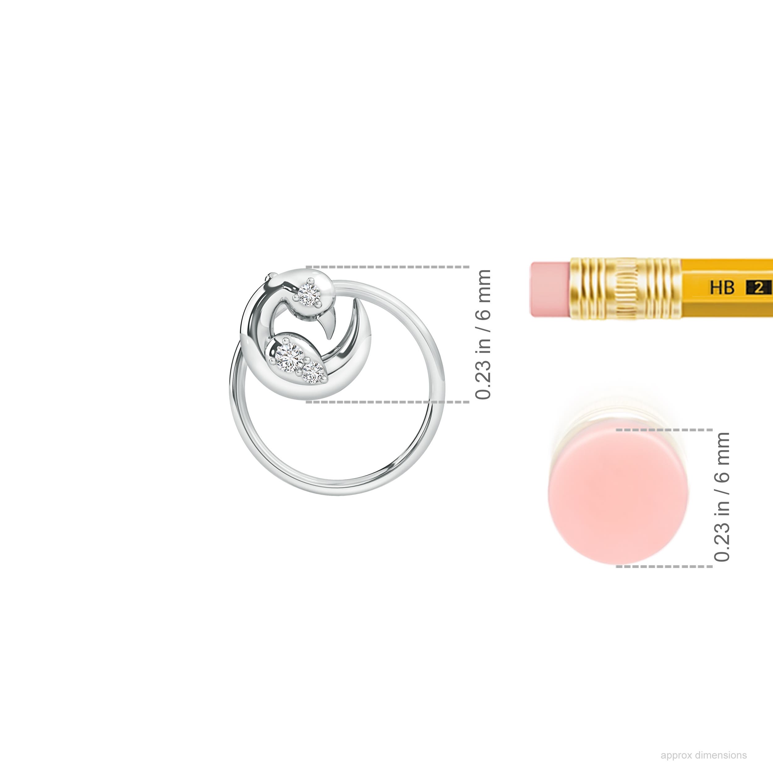 H, SI2 / 0.02 CT / 14 KT White Gold