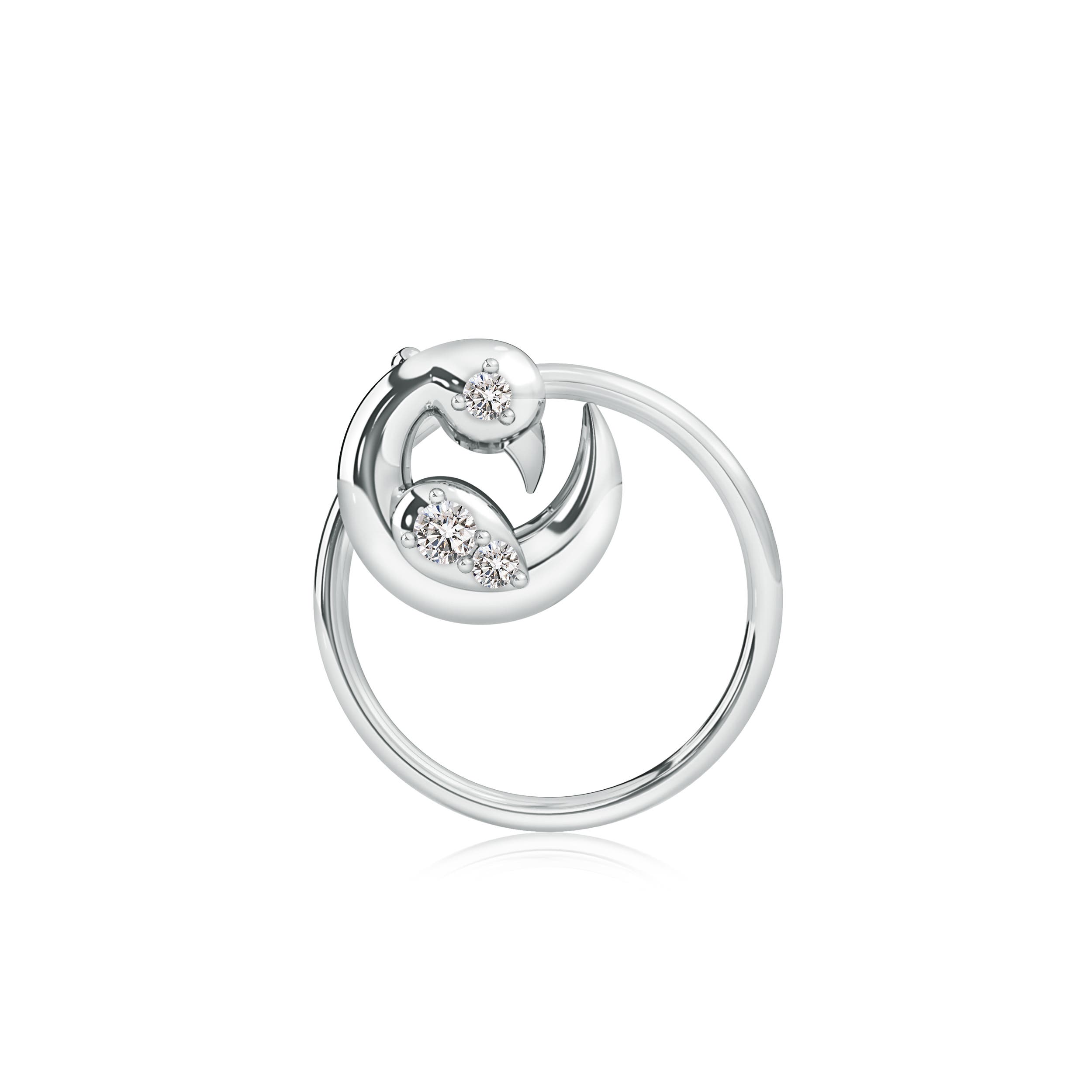 I-J, I1-I2 / 0.02 CT / 14 KT White Gold