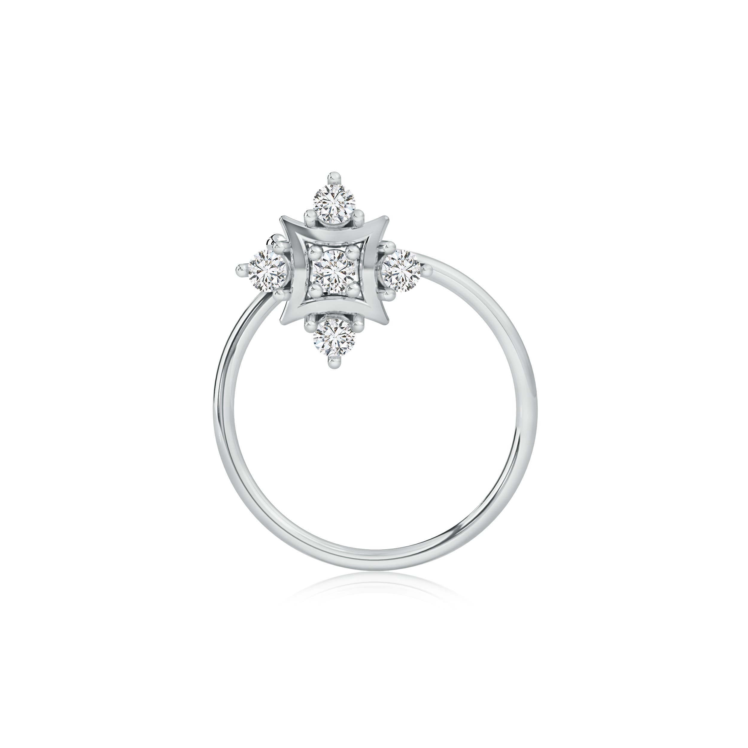 H, SI2 / 0.05 CT / 14 KT White Gold