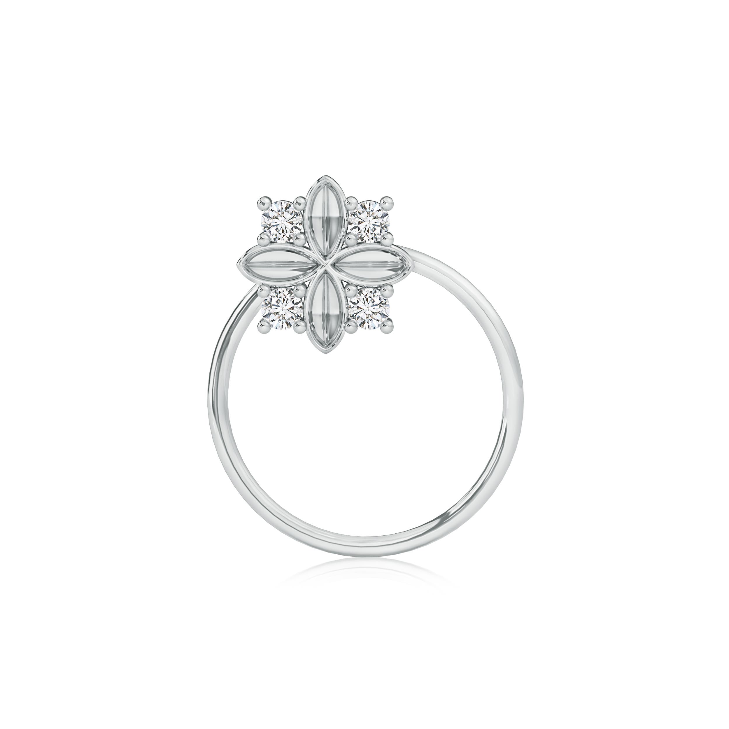 H, SI2 / 0.04 CT / 14 KT White Gold