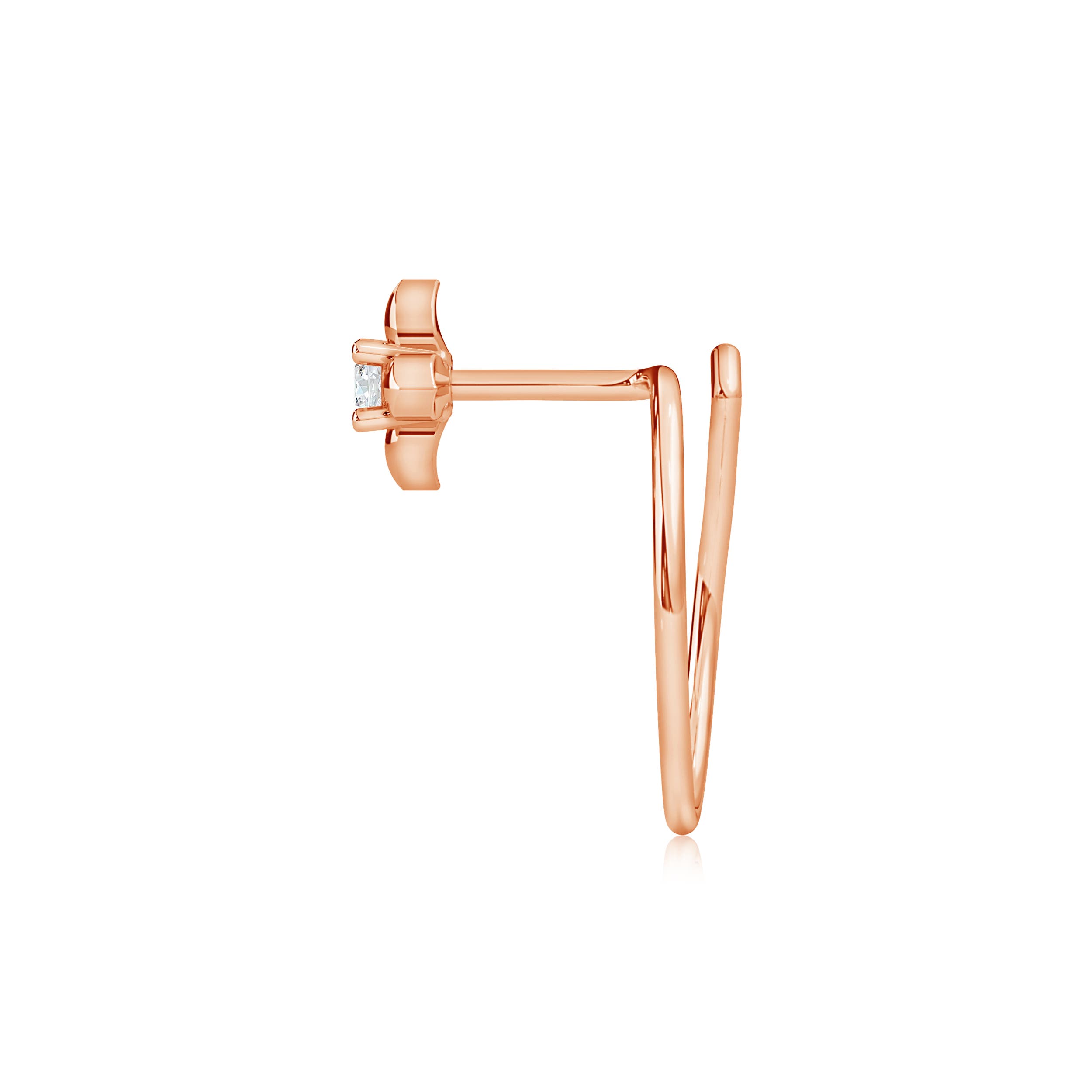 G, VS2 / 0.03 CT / 14 KT Rose Gold