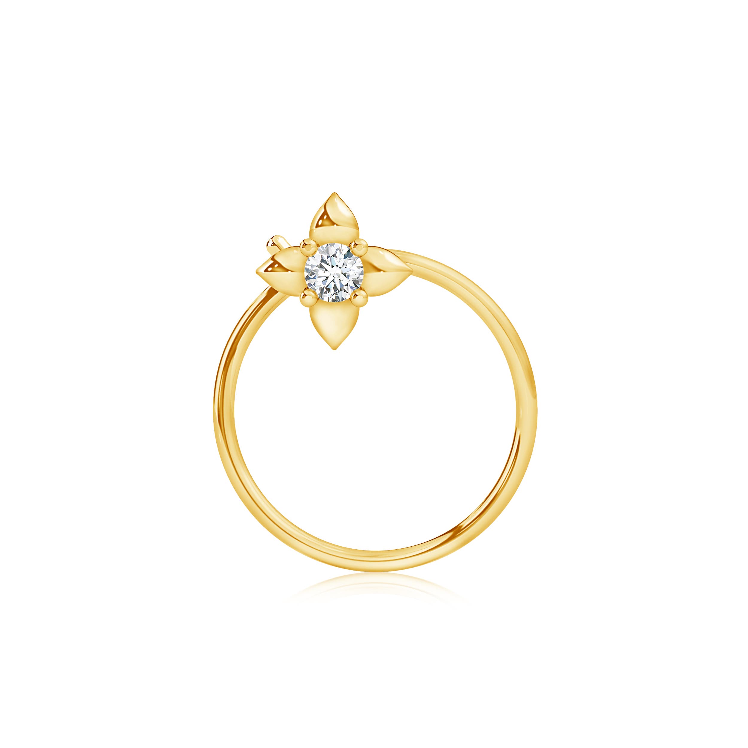 G, VS2 / 0.03 CT / 14 KT Yellow Gold