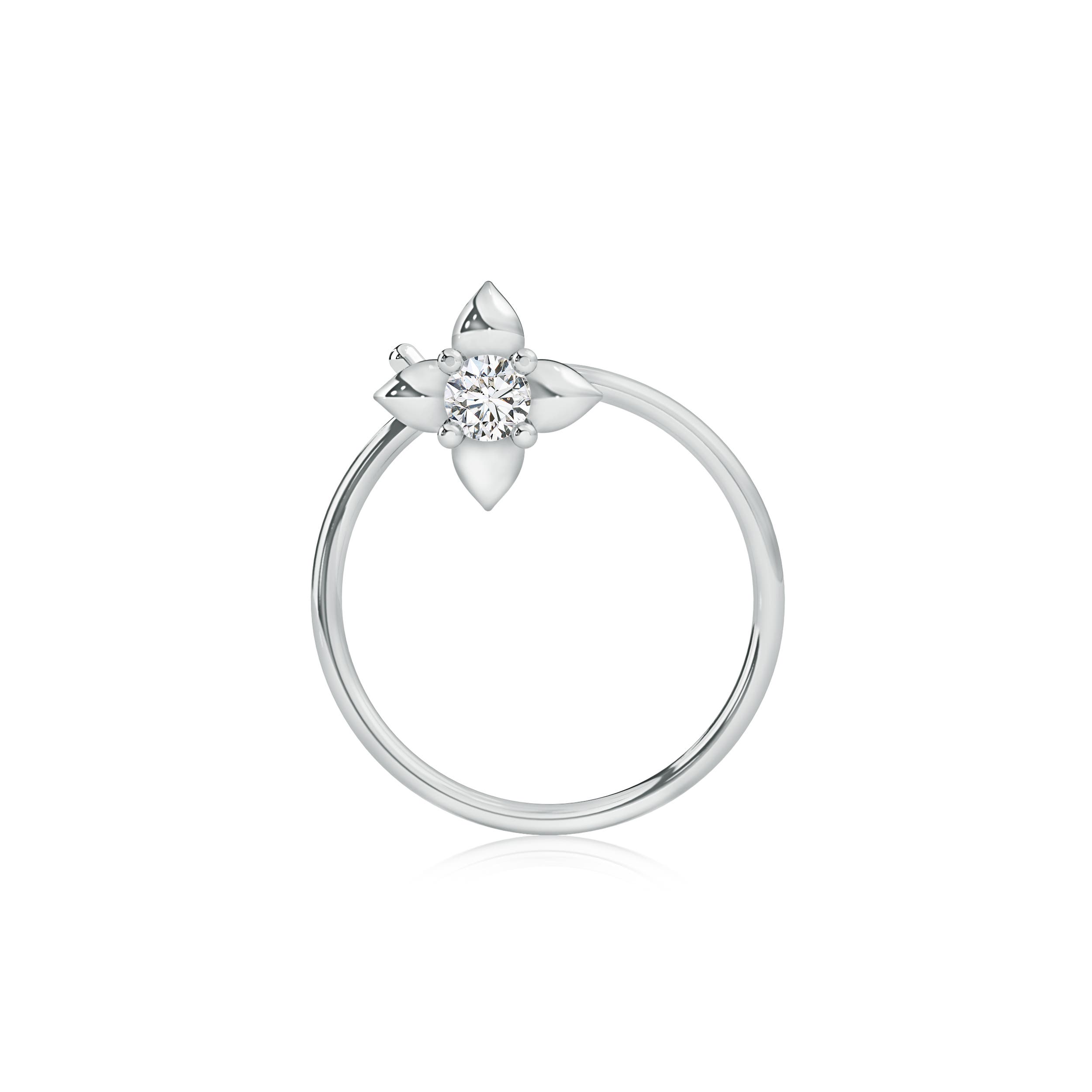 H, SI2 / 0.03 CT / 14 KT White Gold