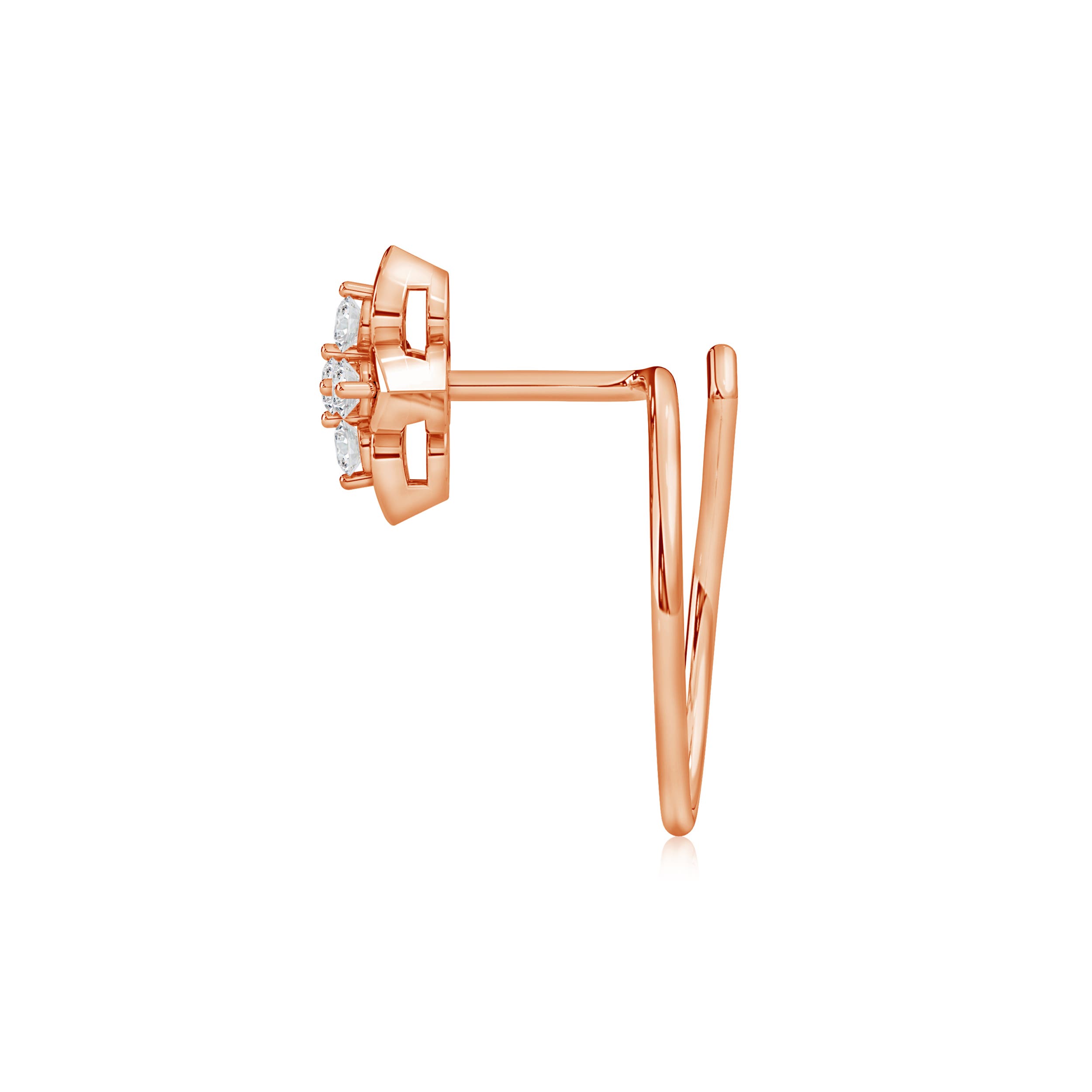 H, SI2 / 0.05 CT / 14 KT Rose Gold