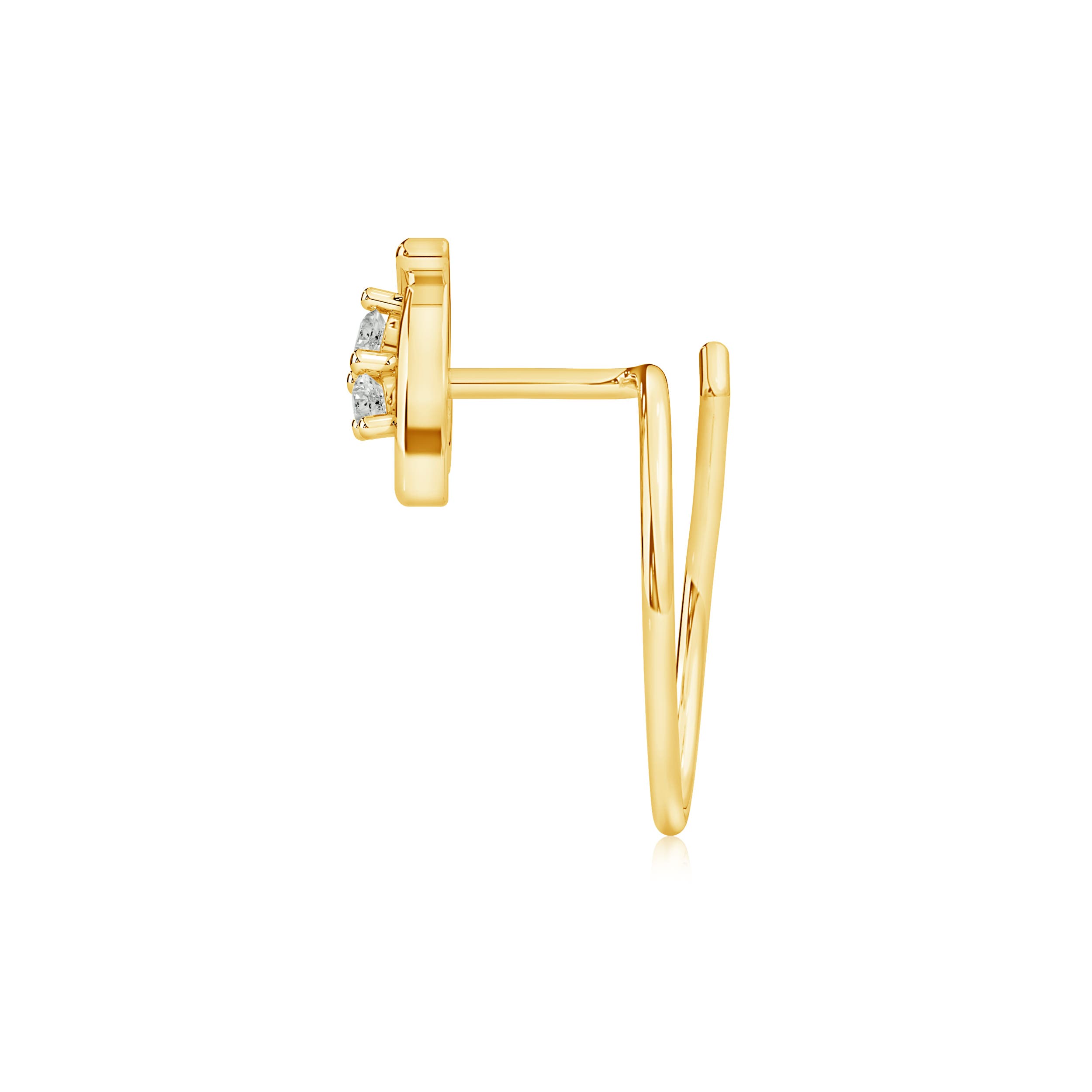 K, I3 / 0.04 CT / 14 KT Yellow Gold