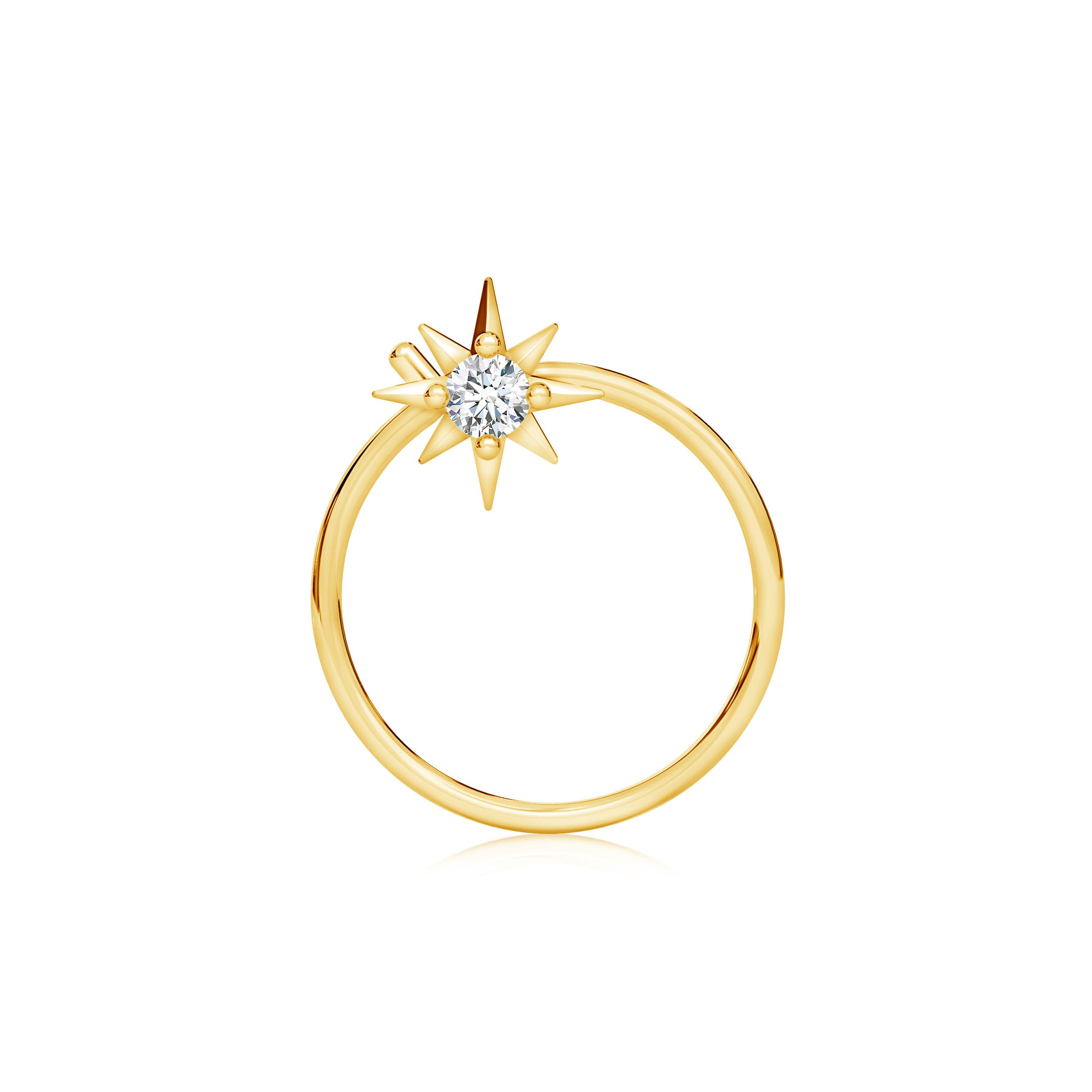 G, VS2 / 0.03 CT / 14 KT Yellow Gold