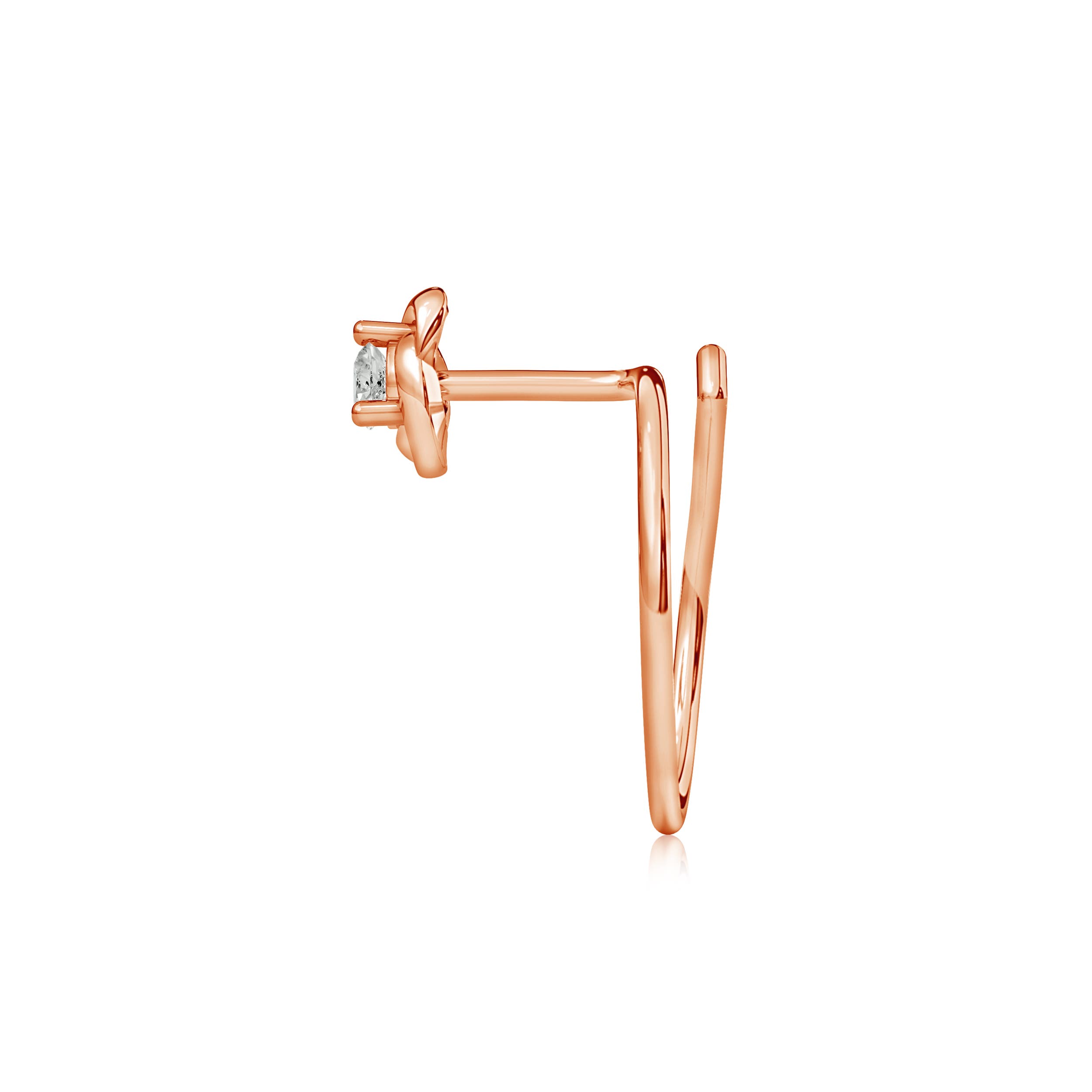 K, I3 / 0.04 CT / 14 KT Rose Gold