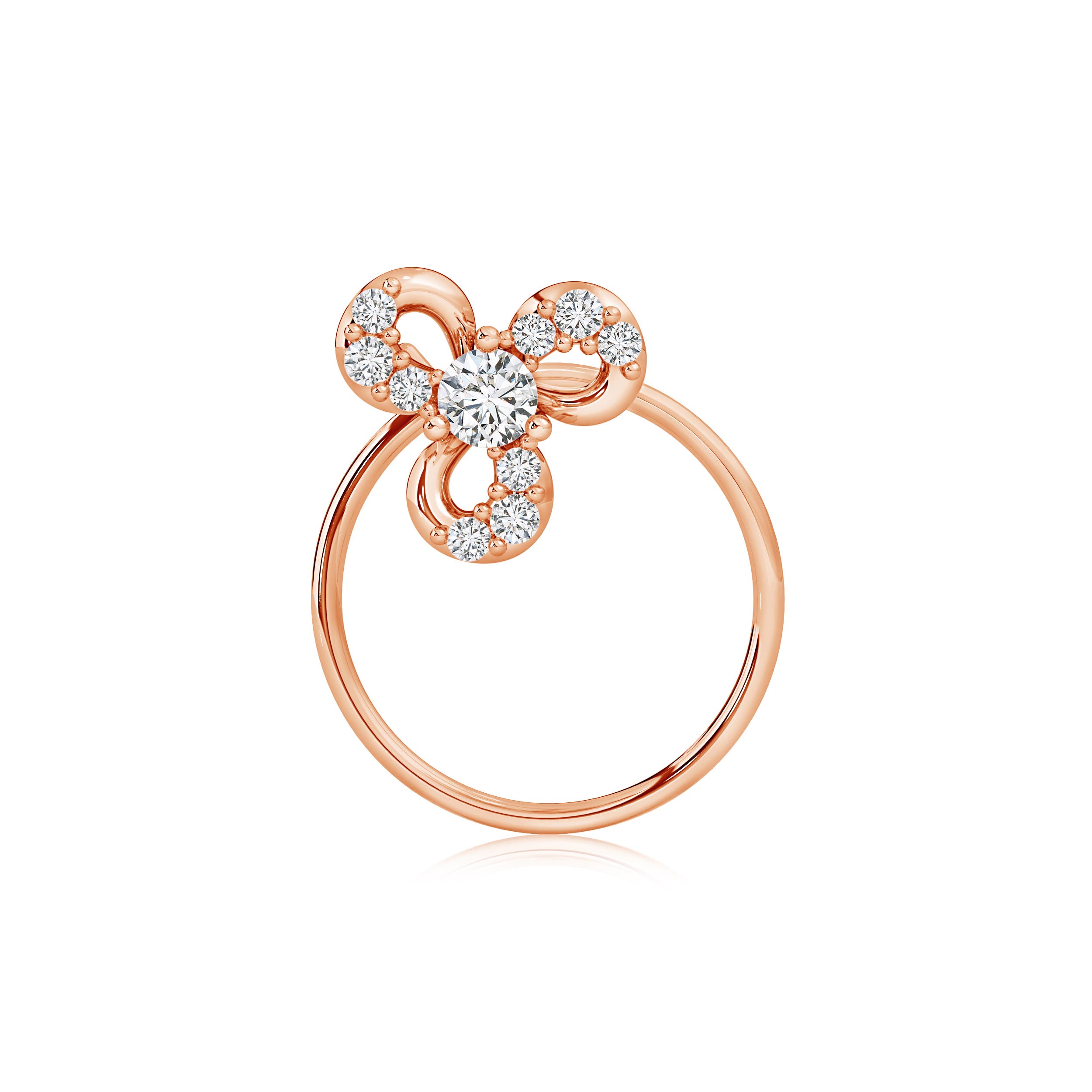 H, SI2 / 0.07 CT / 14 KT Rose Gold