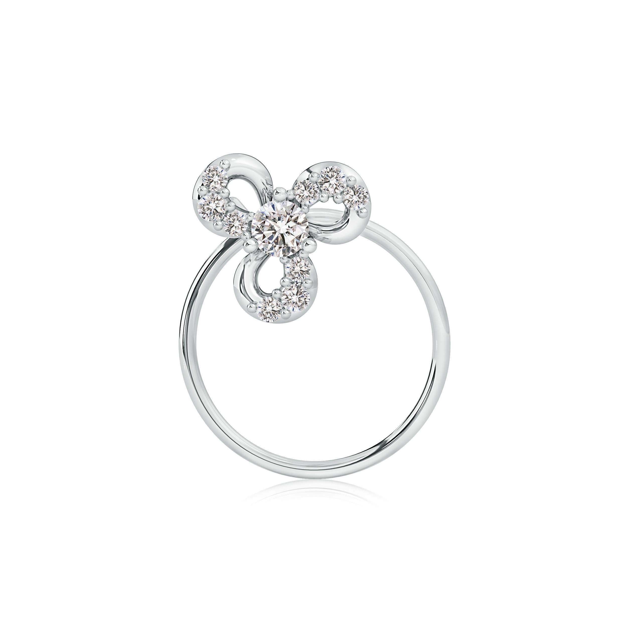 I-J, I1-I2 / 0.07 CT / 14 KT White Gold