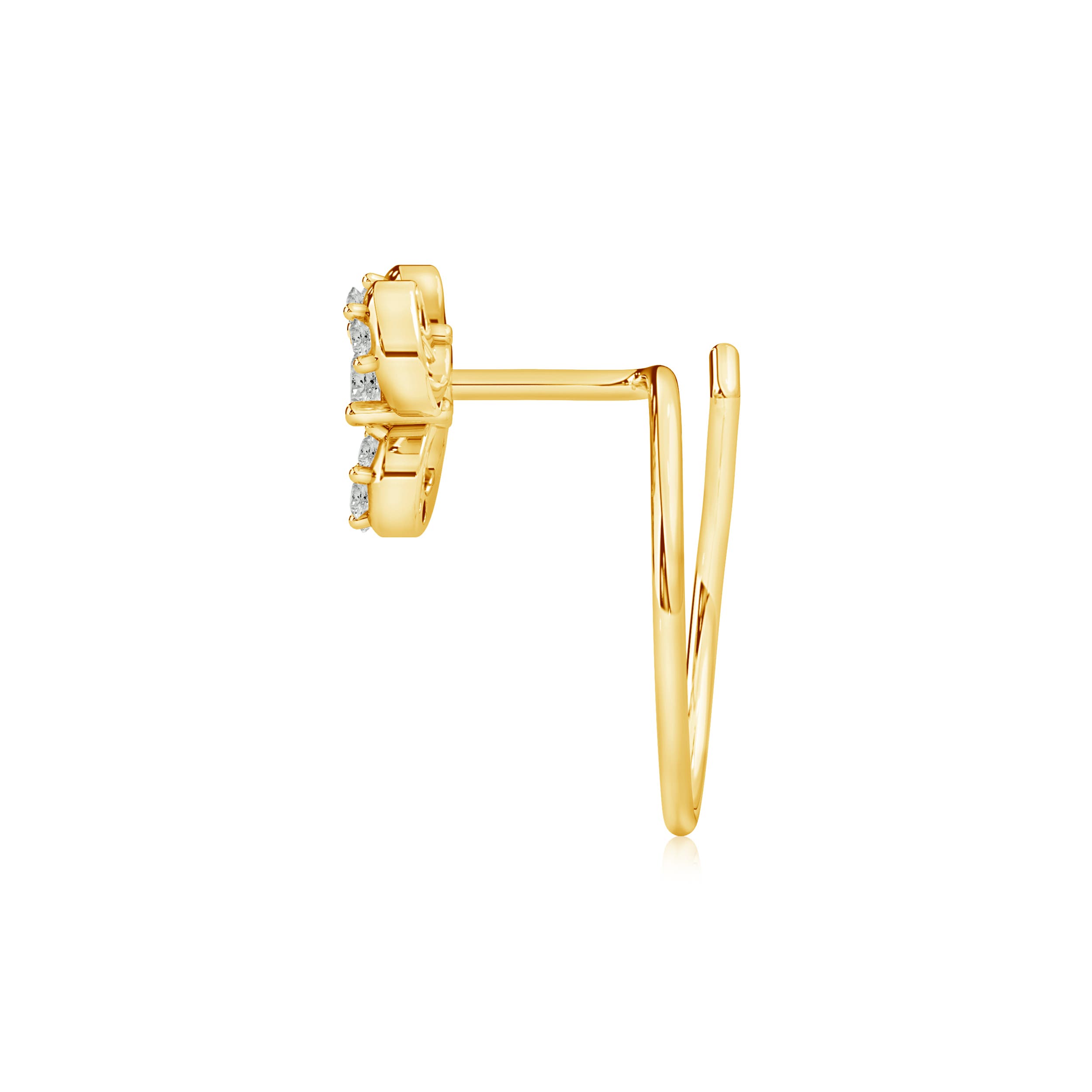 K, I3 / 0.07 CT / 14 KT Yellow Gold