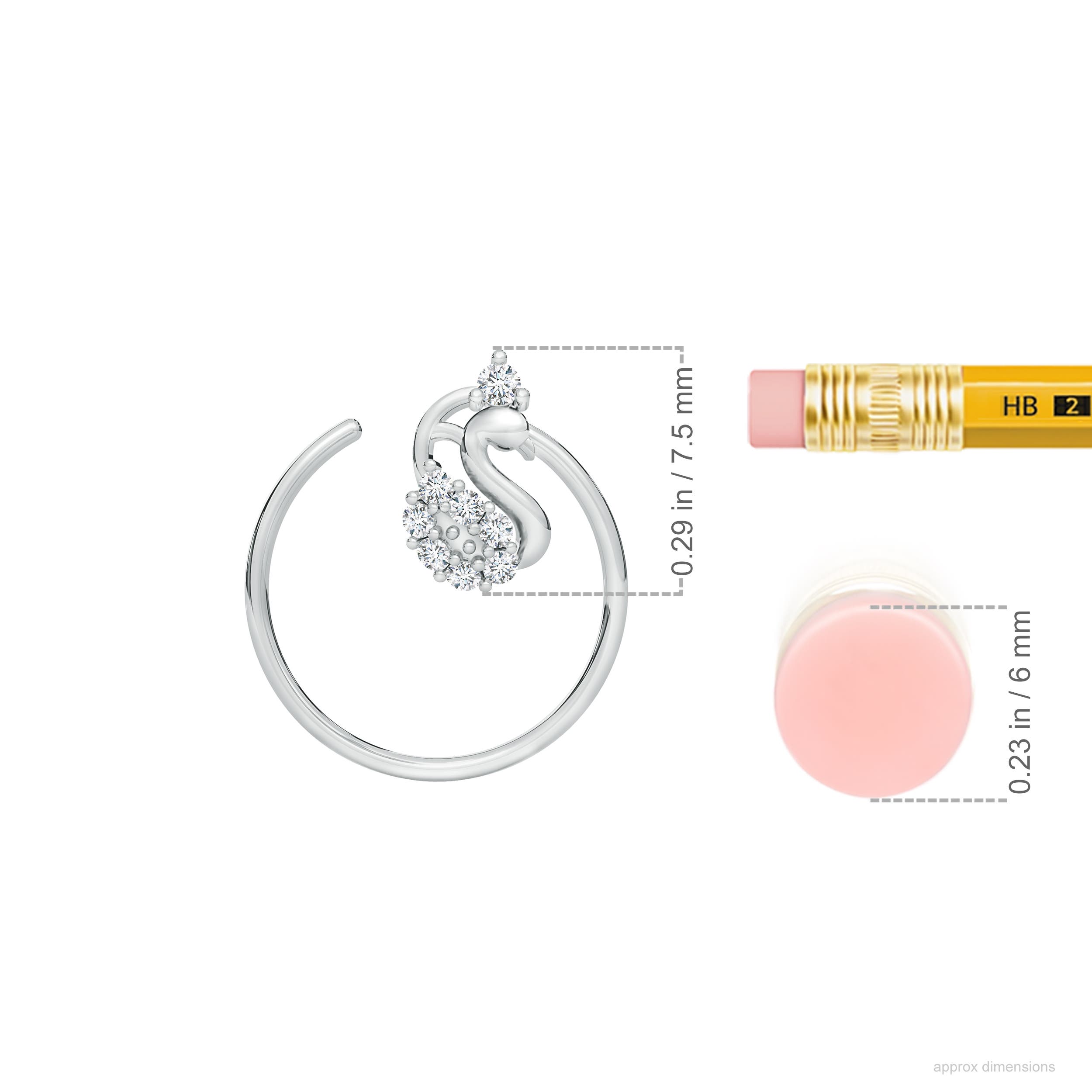 G, VS2 / 0.05 CT / 14 KT White Gold