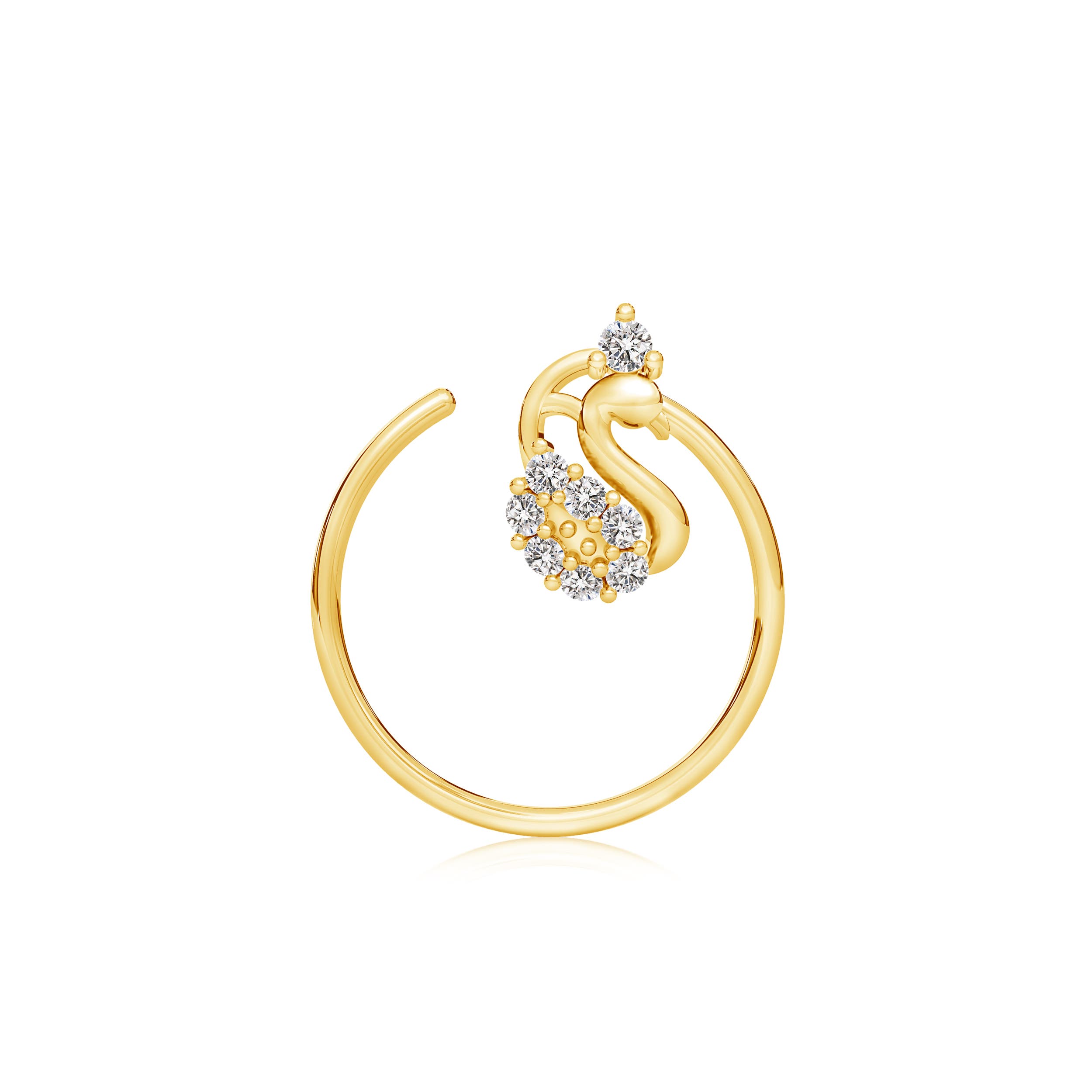 I-J, I1-I2 / 0.05 CT / 14 KT Yellow Gold