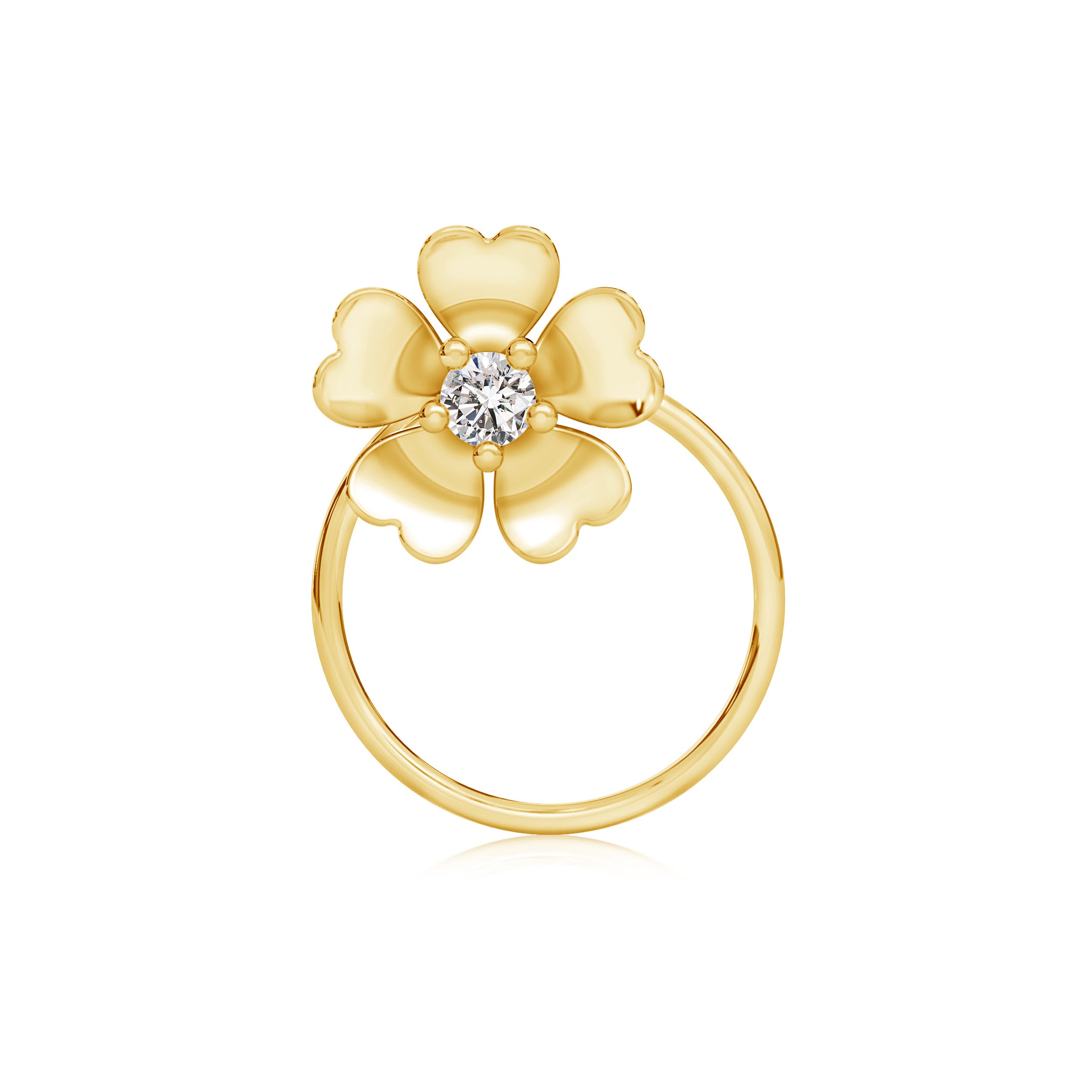 I-J, I1-I2 / 0.04 CT / 14 KT Yellow Gold