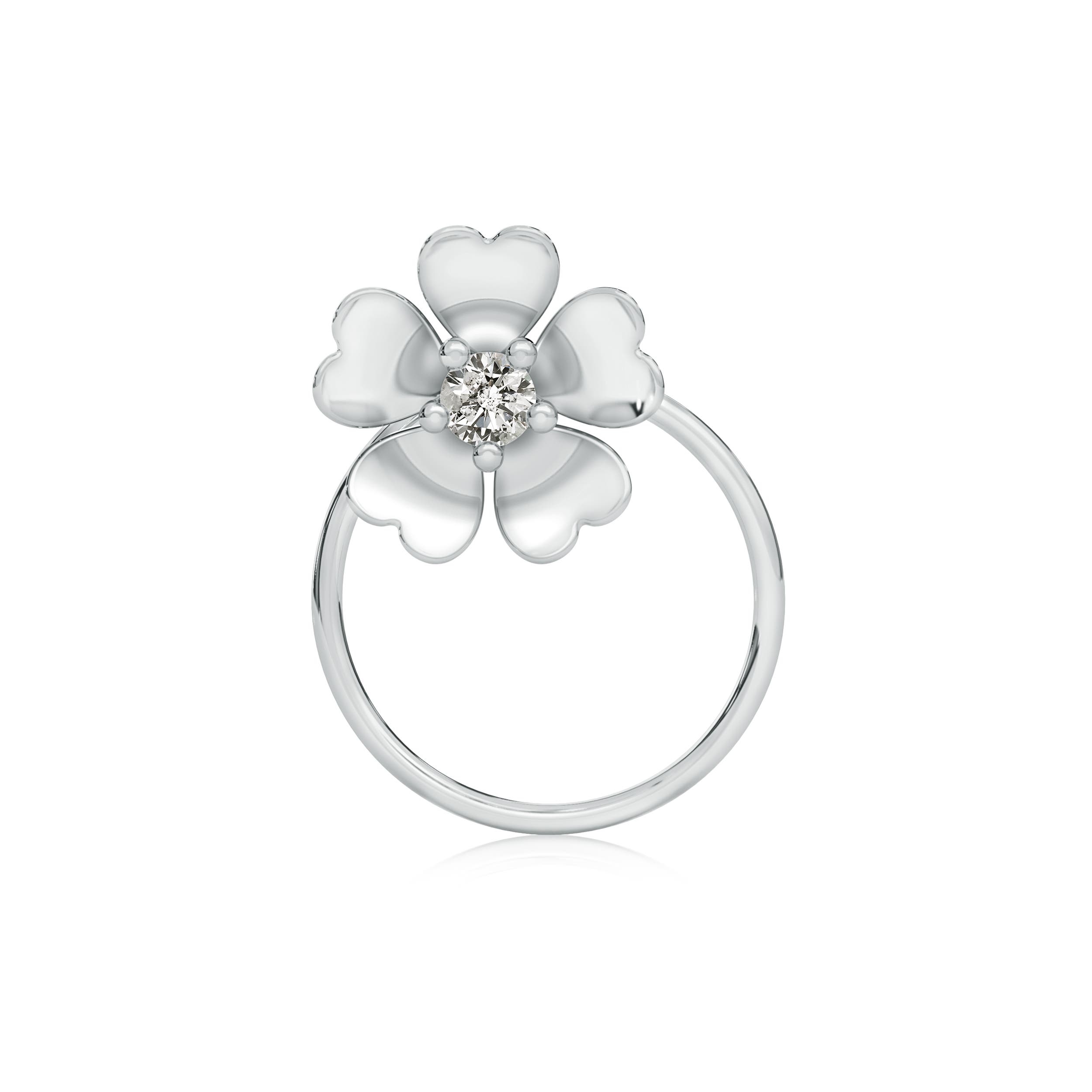 K, I3 / 0.04 CT / 14 KT White Gold