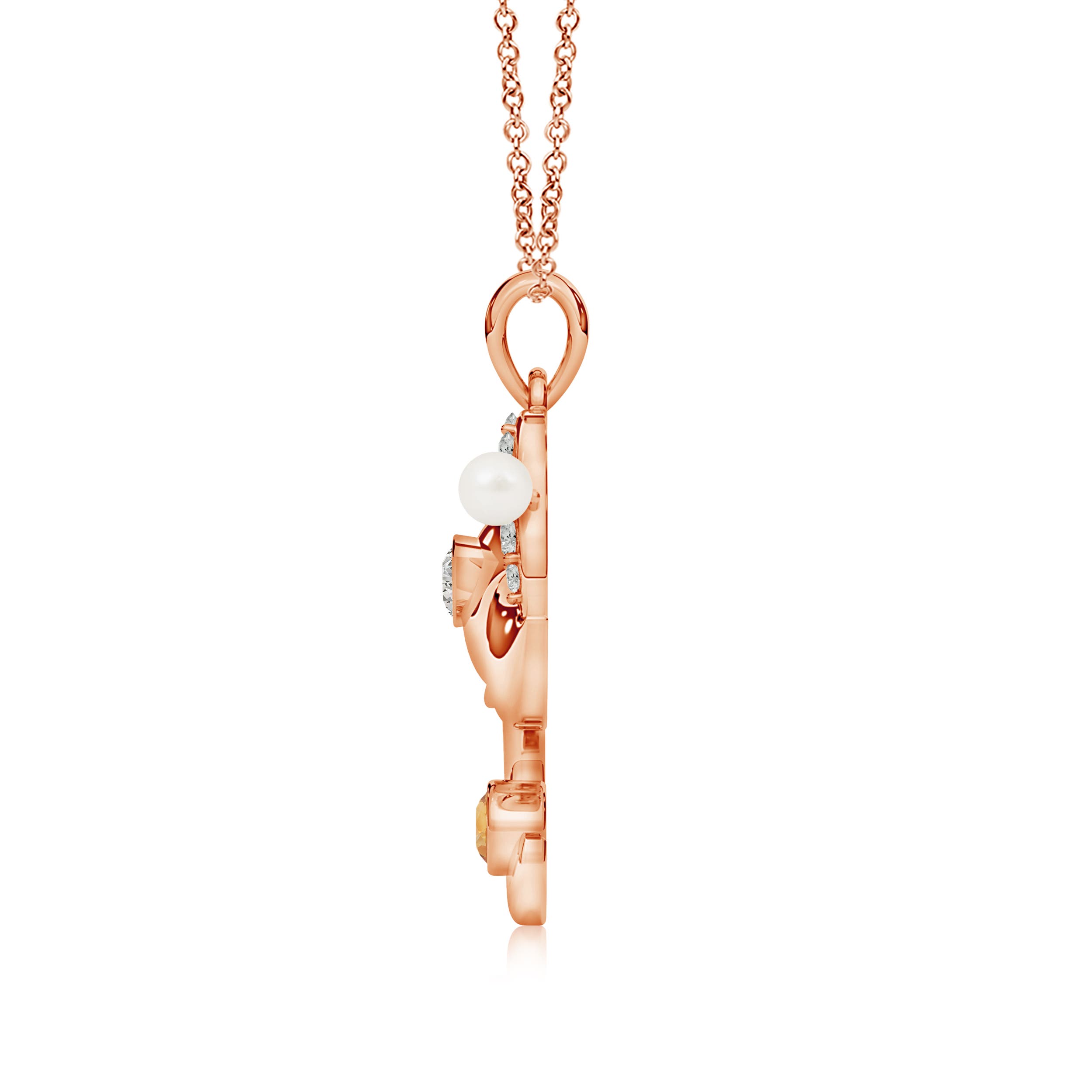 A / 0.62 CT / 14 KT Rose Gold